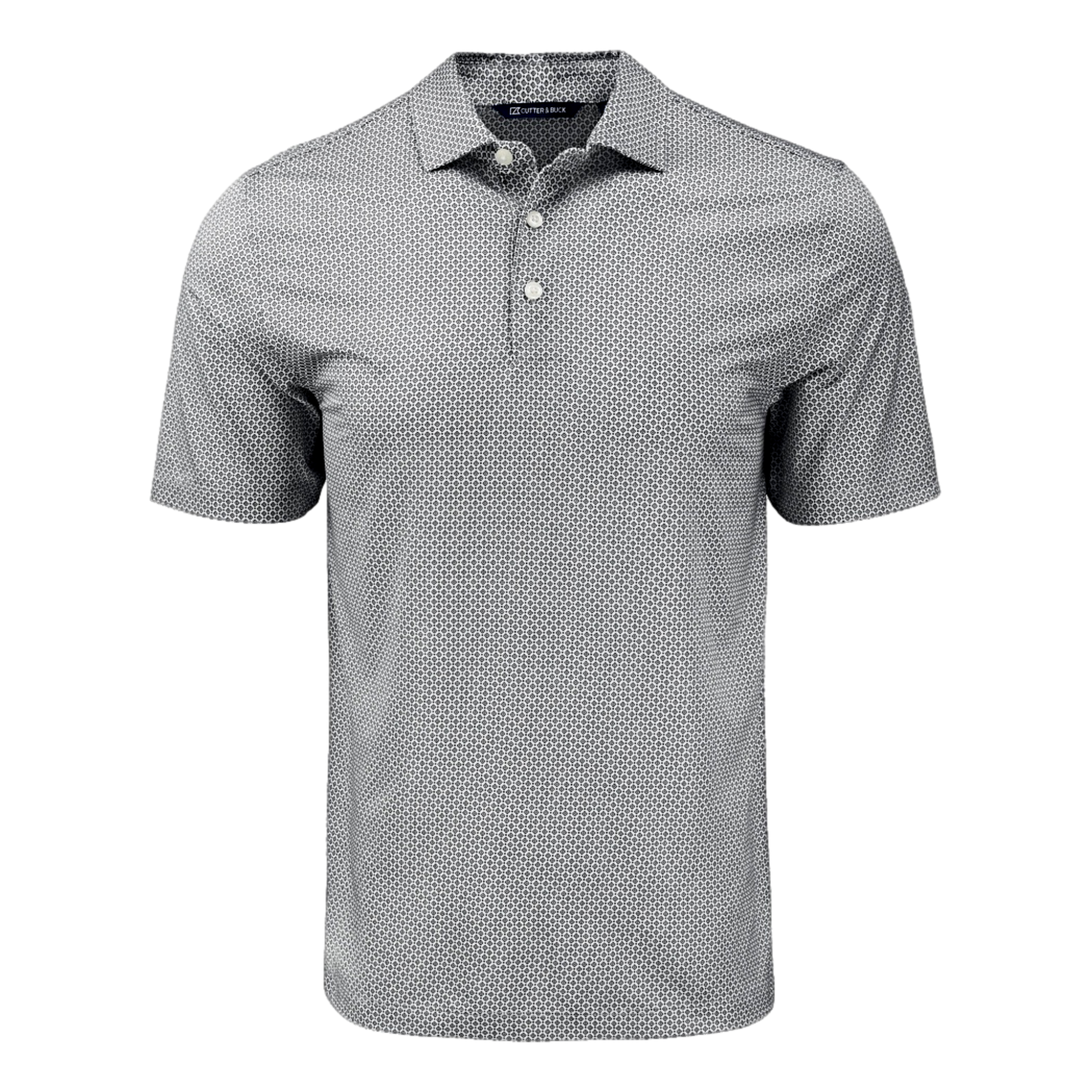 Pike Eco Diamond Dot Print Men's Big & Tall Golf Polo
