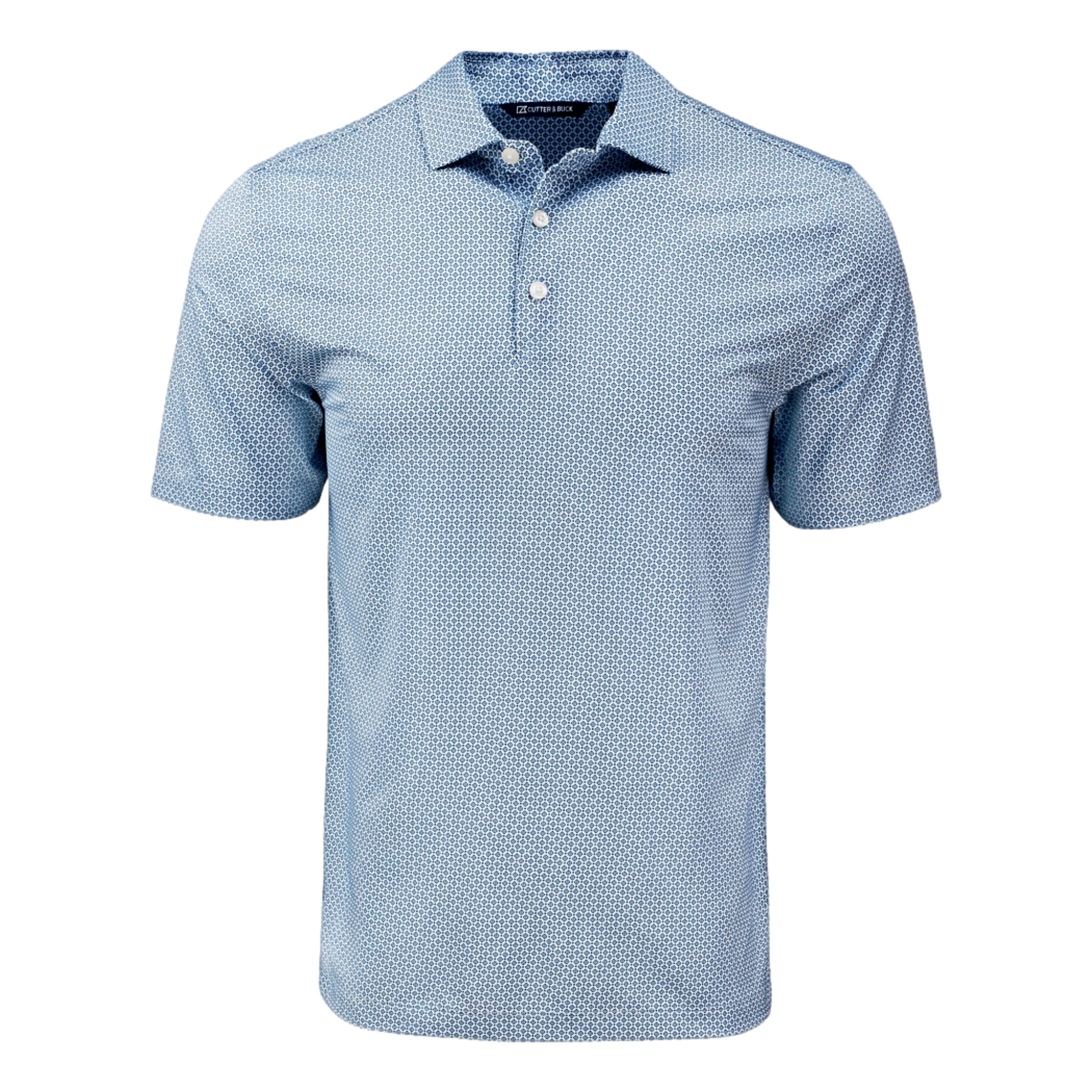 Pike Eco Diamond Dot Print Men's Big & Tall Golf Polo