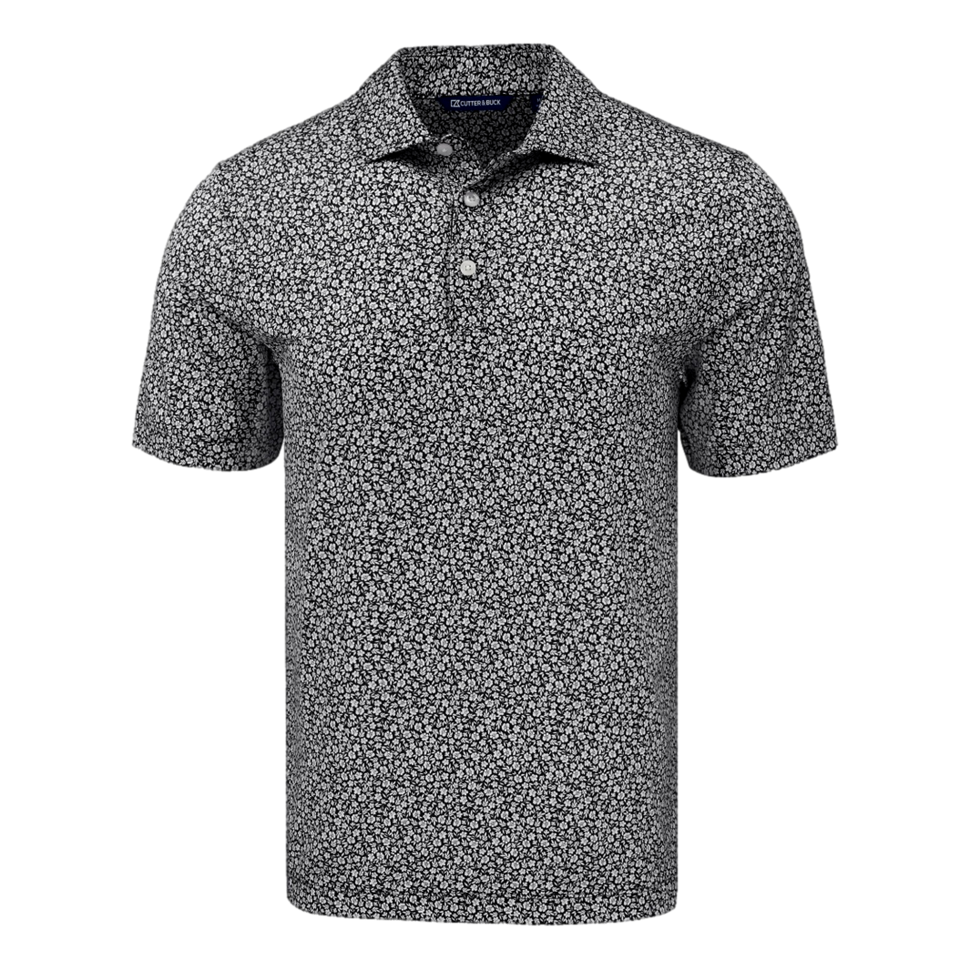 Pike Eco Flora Print Mens Big & Tall Golf Polo