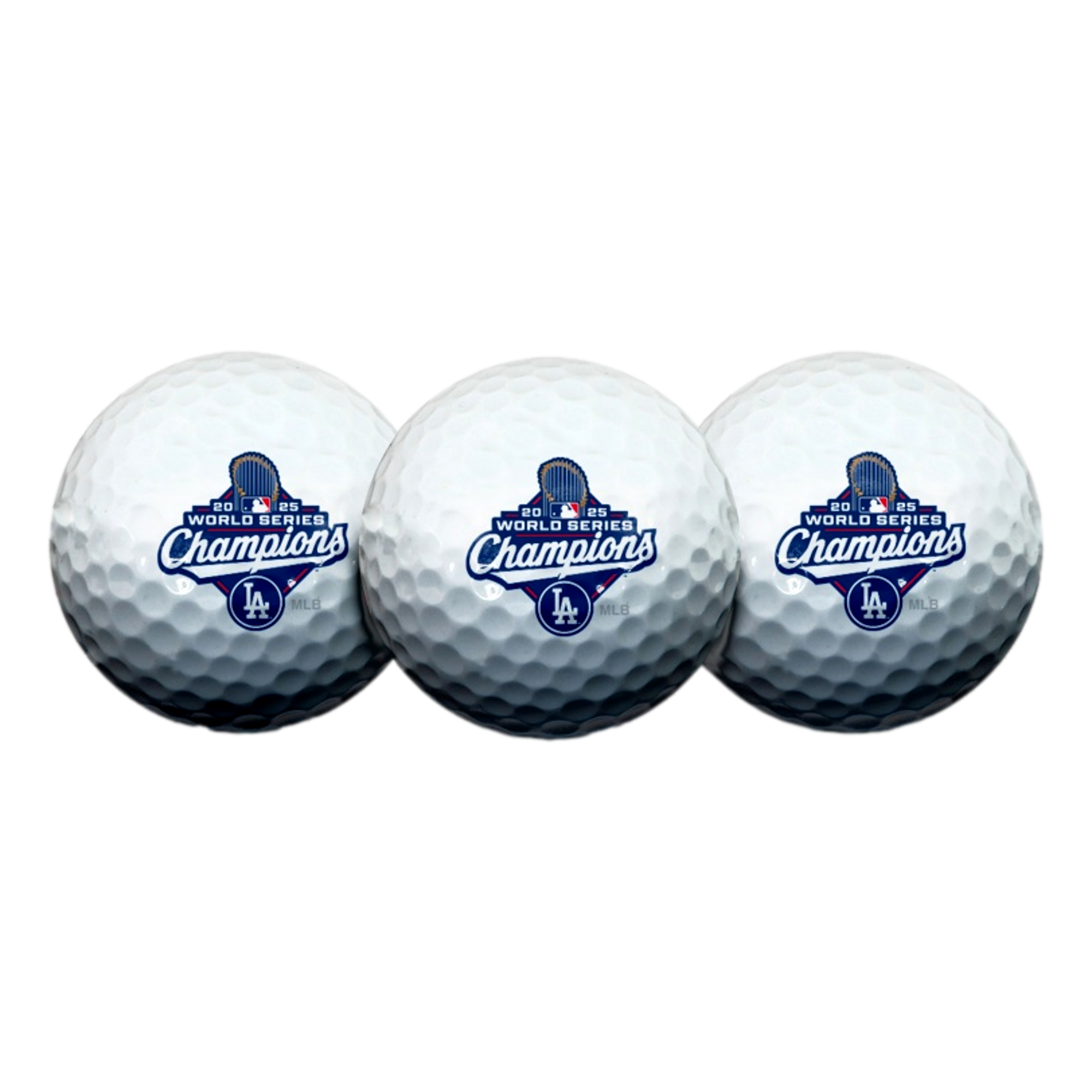 LA Dodgers World Series 3 Golf Ball Set