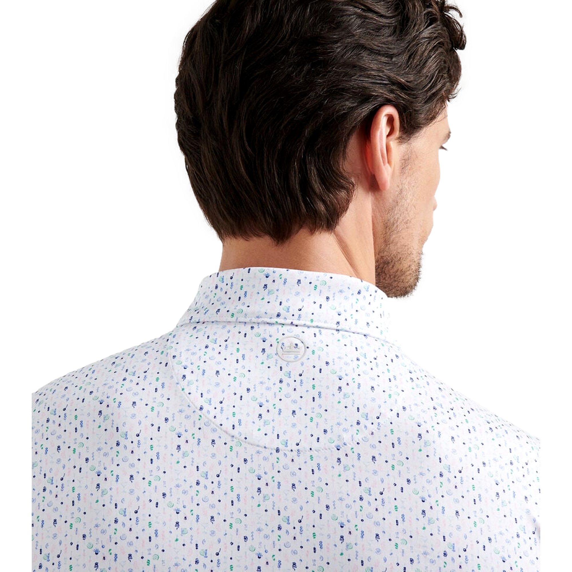 Cocktail Garnish Men's Short Sleeve Golf Polo Shirt