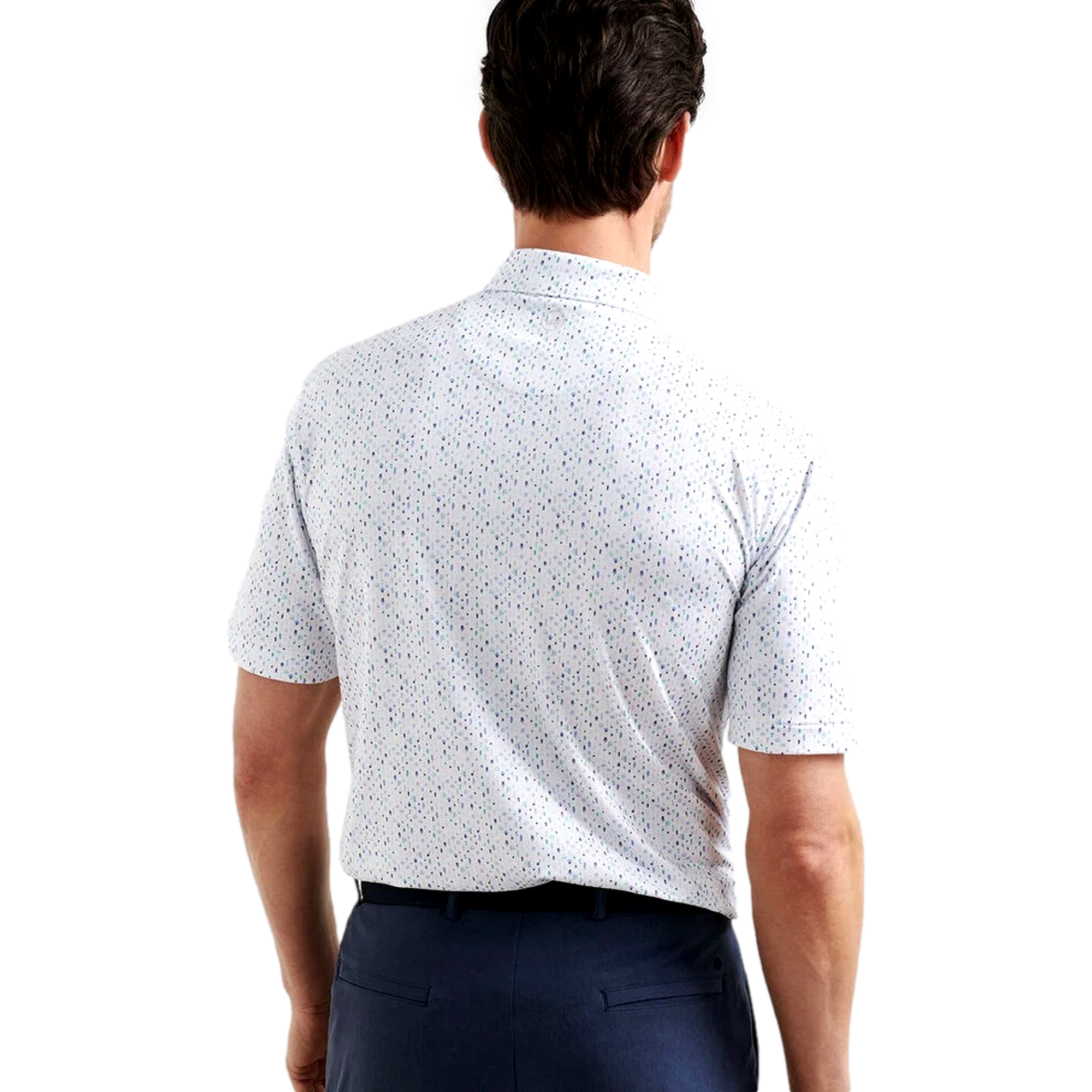 Cocktail Garnish Men's Short Sleeve Golf Polo Shirt