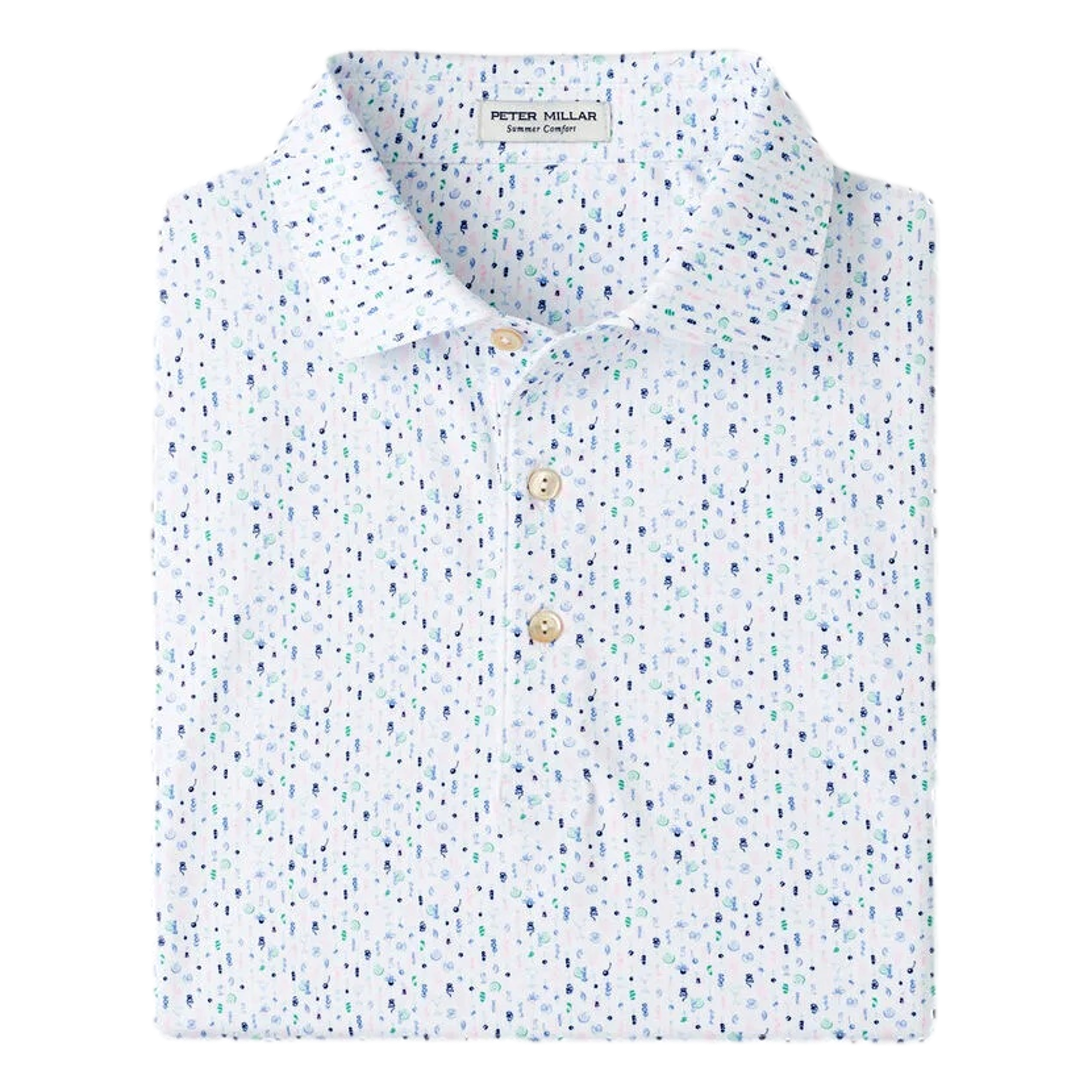 Cocktail Garnish Men's Short Sleeve Golf Polo Shirt