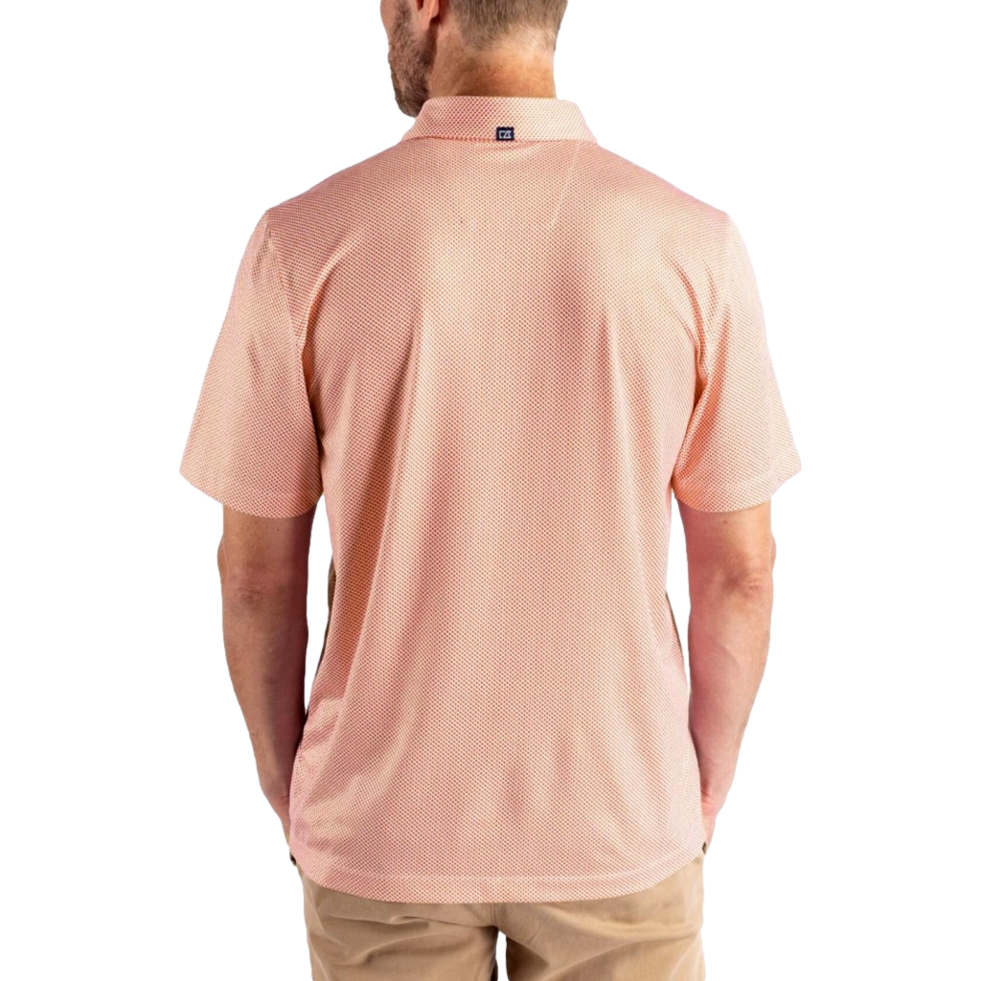 Chicago Bears Pike Eco Symmetry Print Men's Short Sleeve Golf Polo Shirt