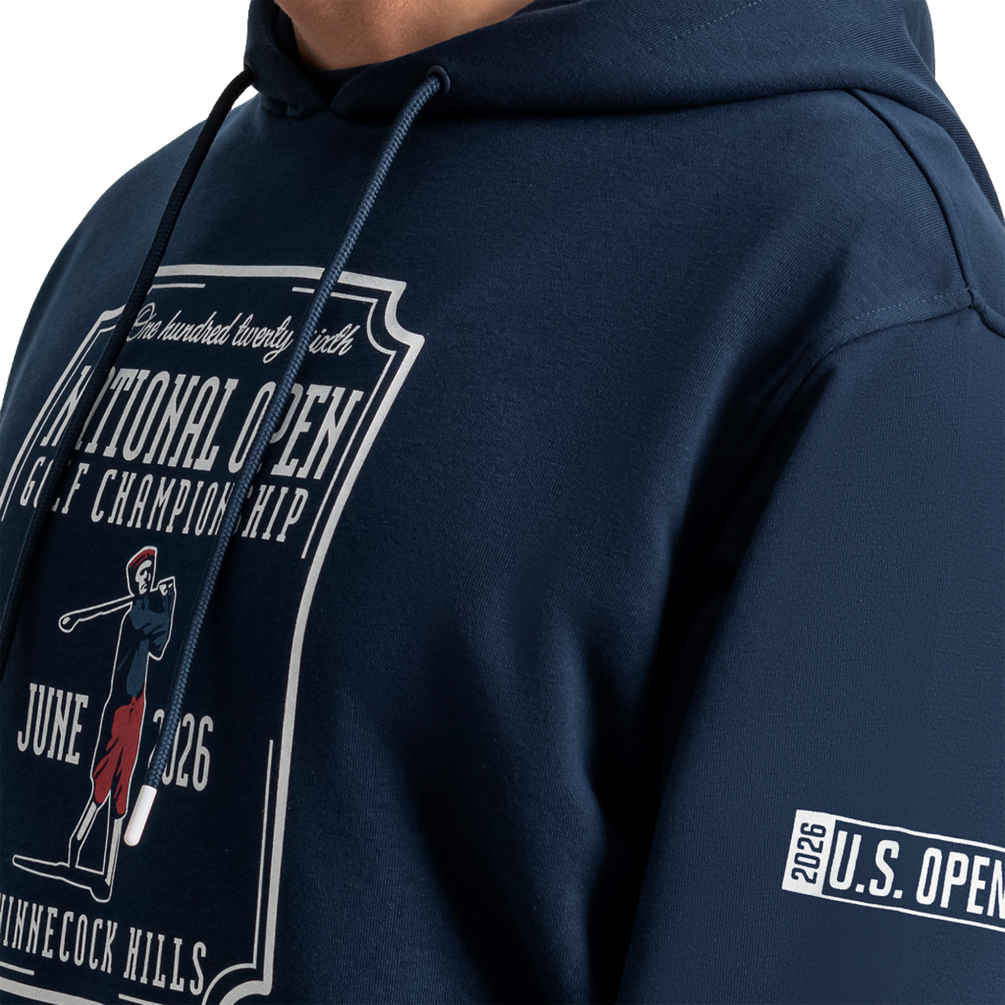 US Open Alt Logo National Open Long Sleeve Men's Golf Hoodie