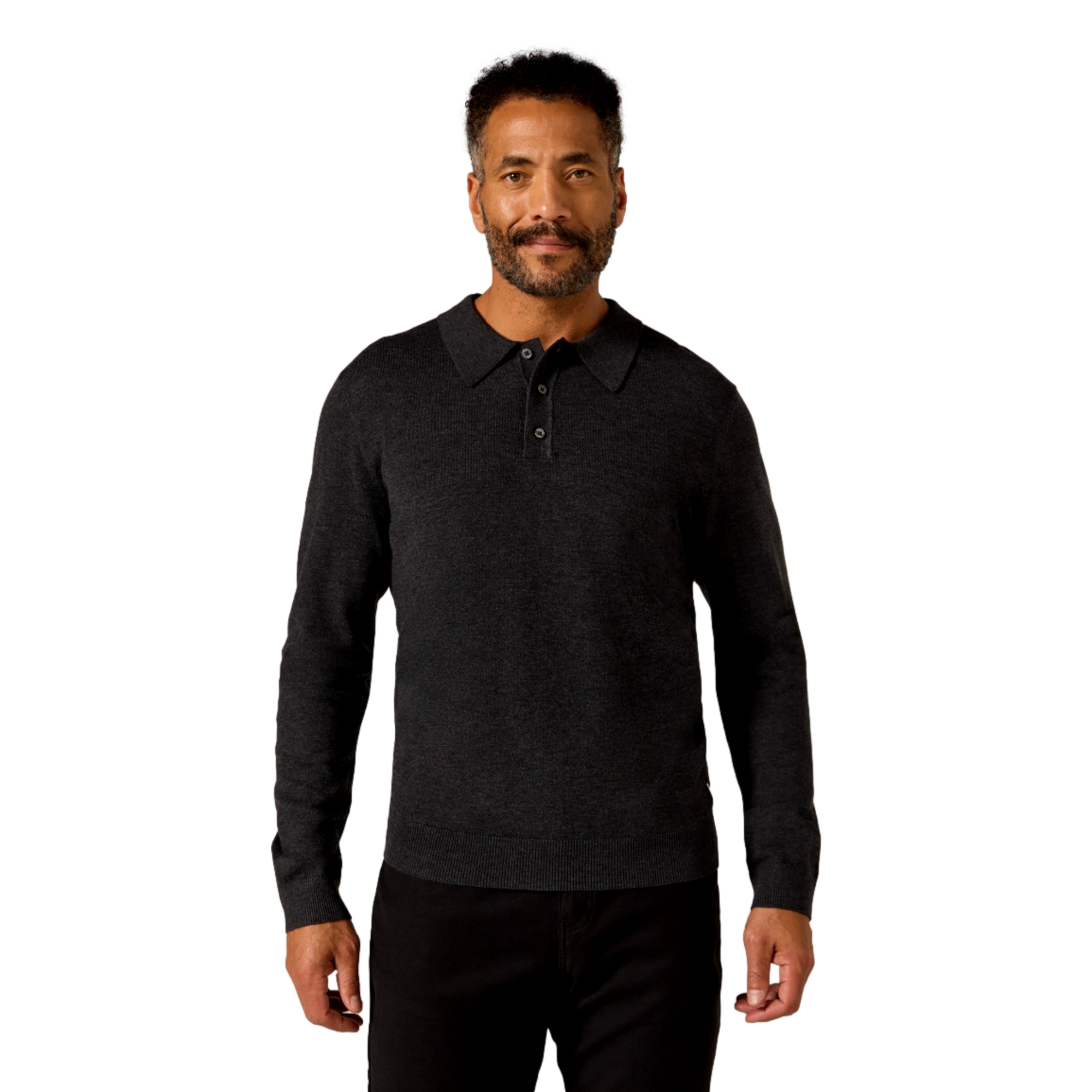 Belford Long Sleeve Men's Golf Sweater Polo