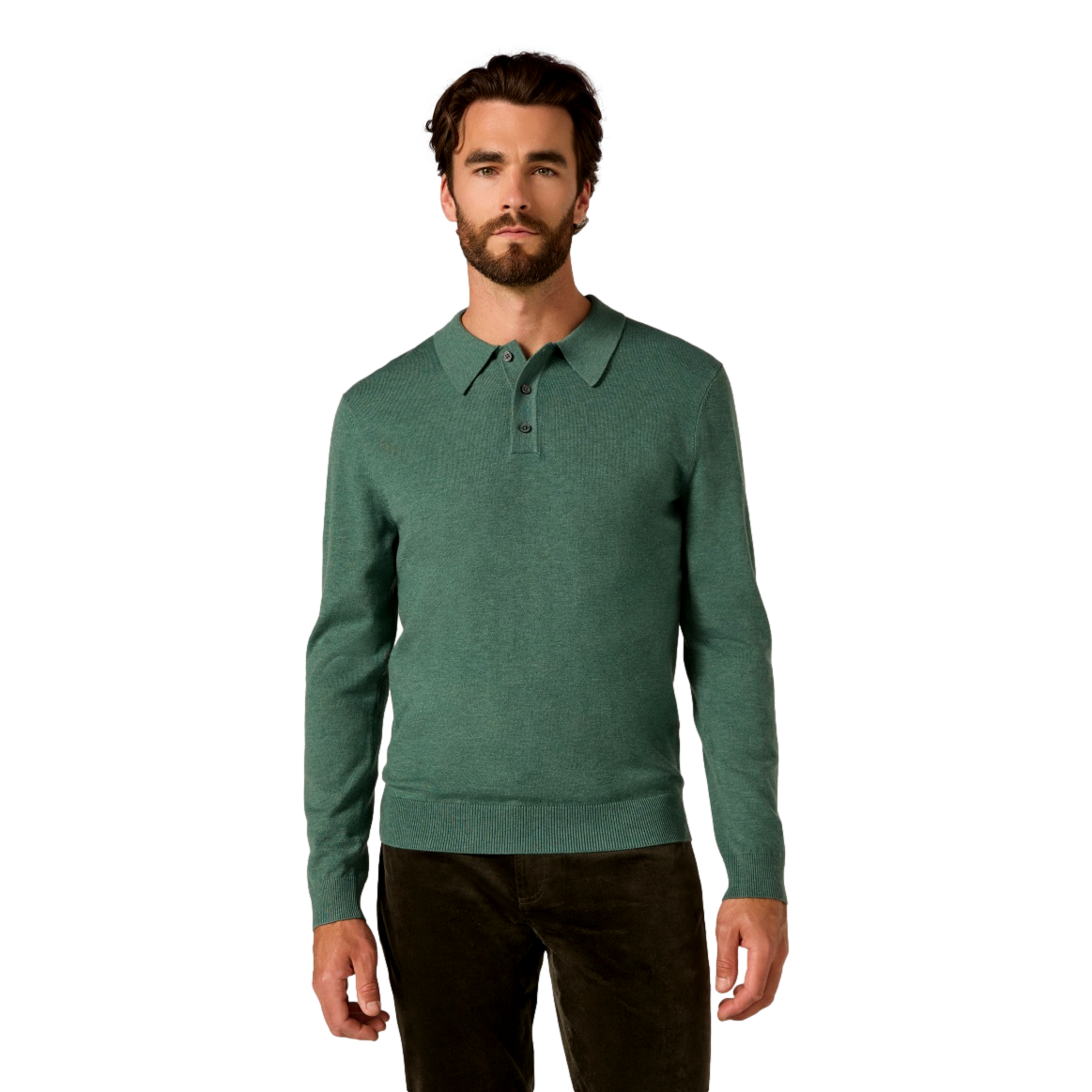 Belford Long Sleeve Men's Golf Sweater Polo