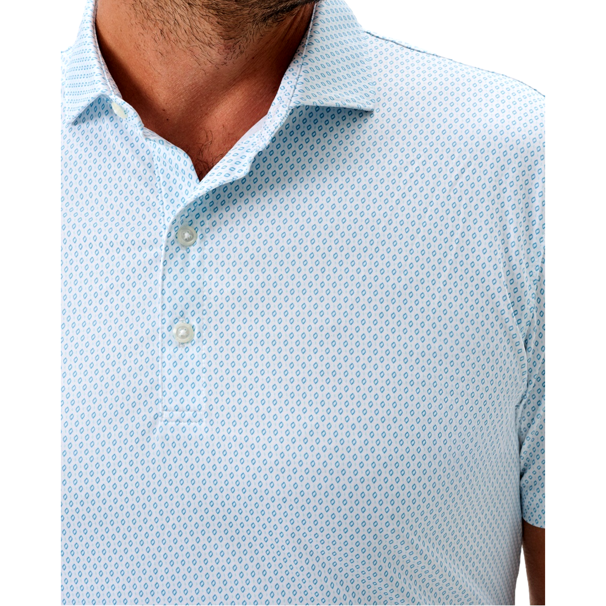 Connors Print Men's Golf Polo Shirt