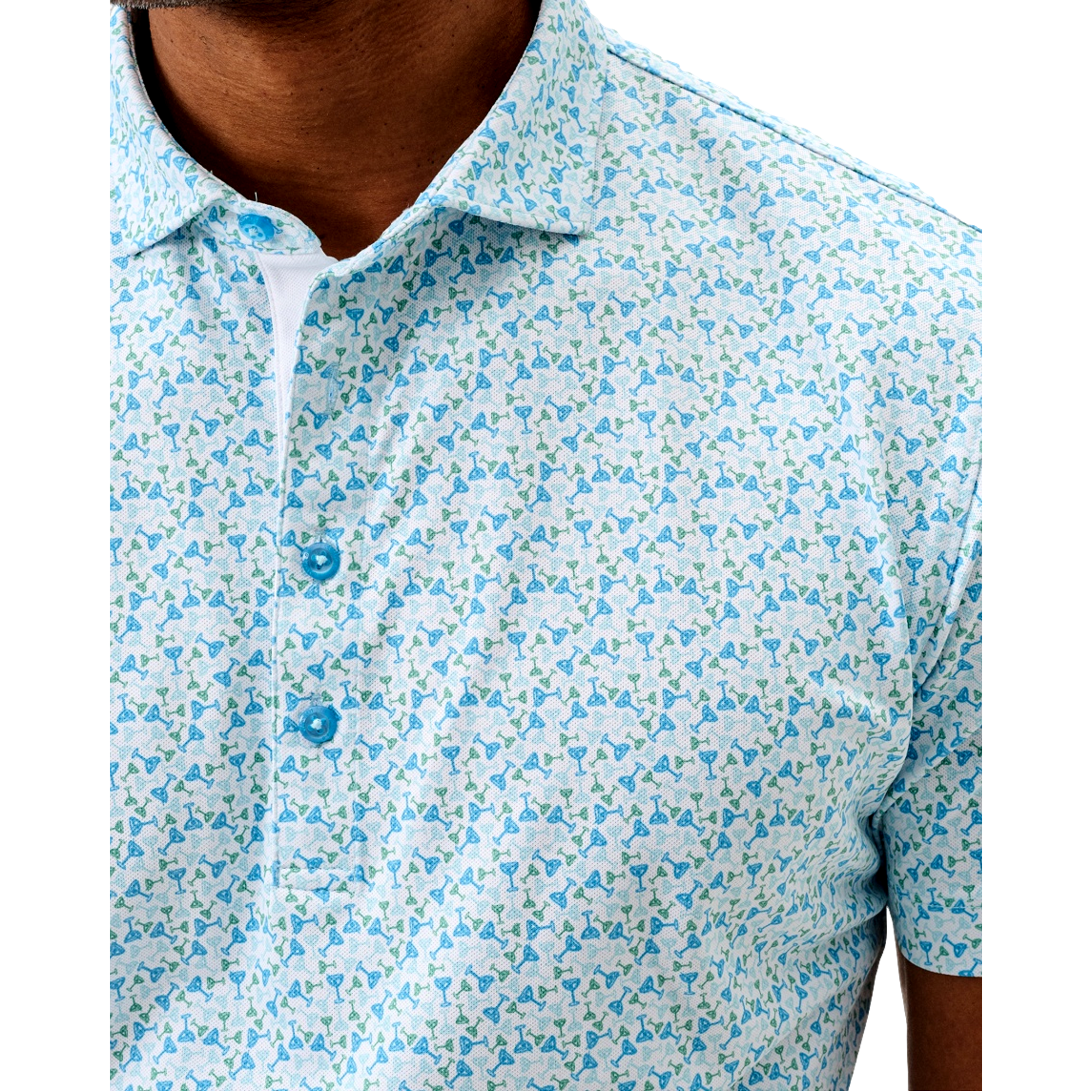 Cocktail Time Men's Golf Polo Shirt