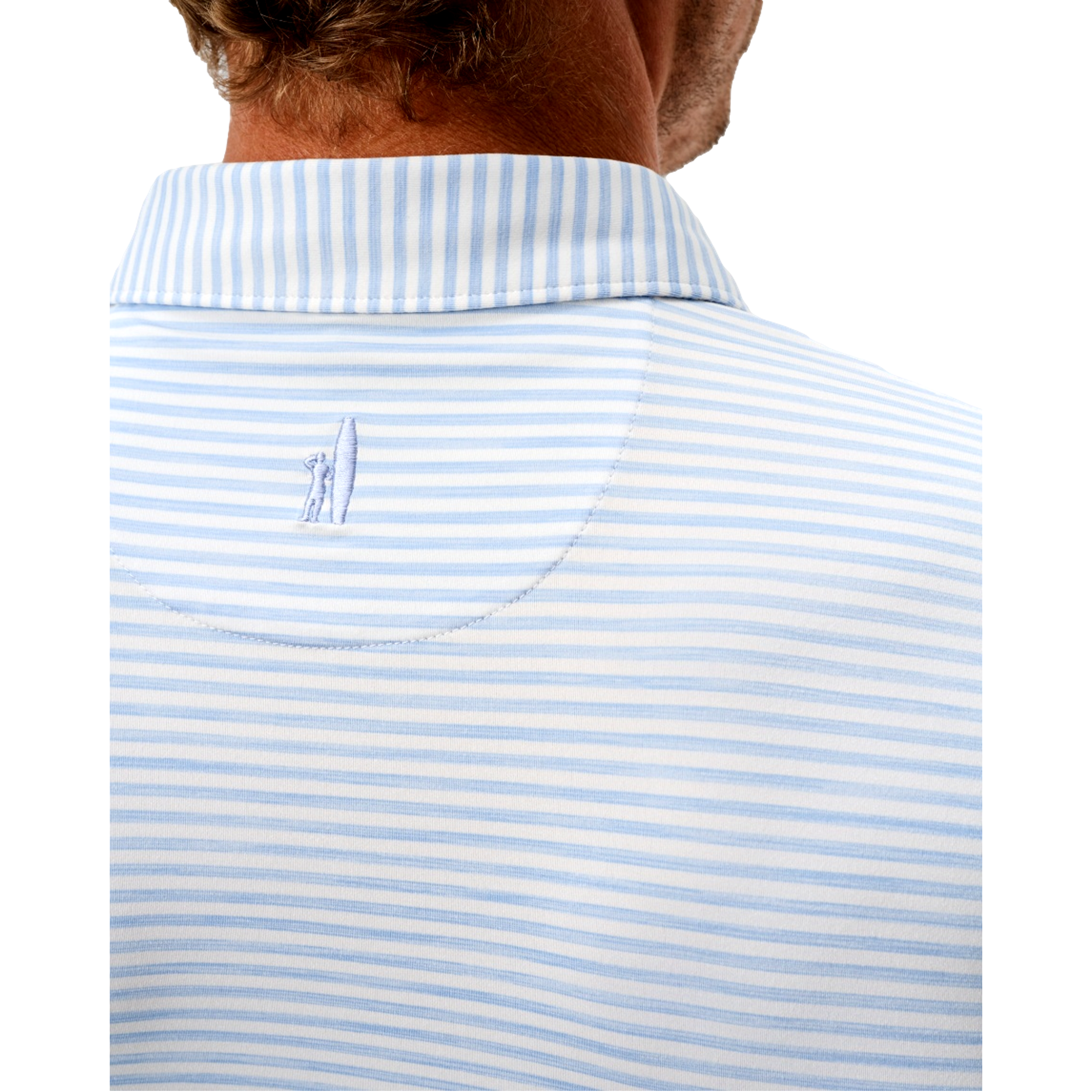 Seymour Striped Men's Golf Polo Shirt