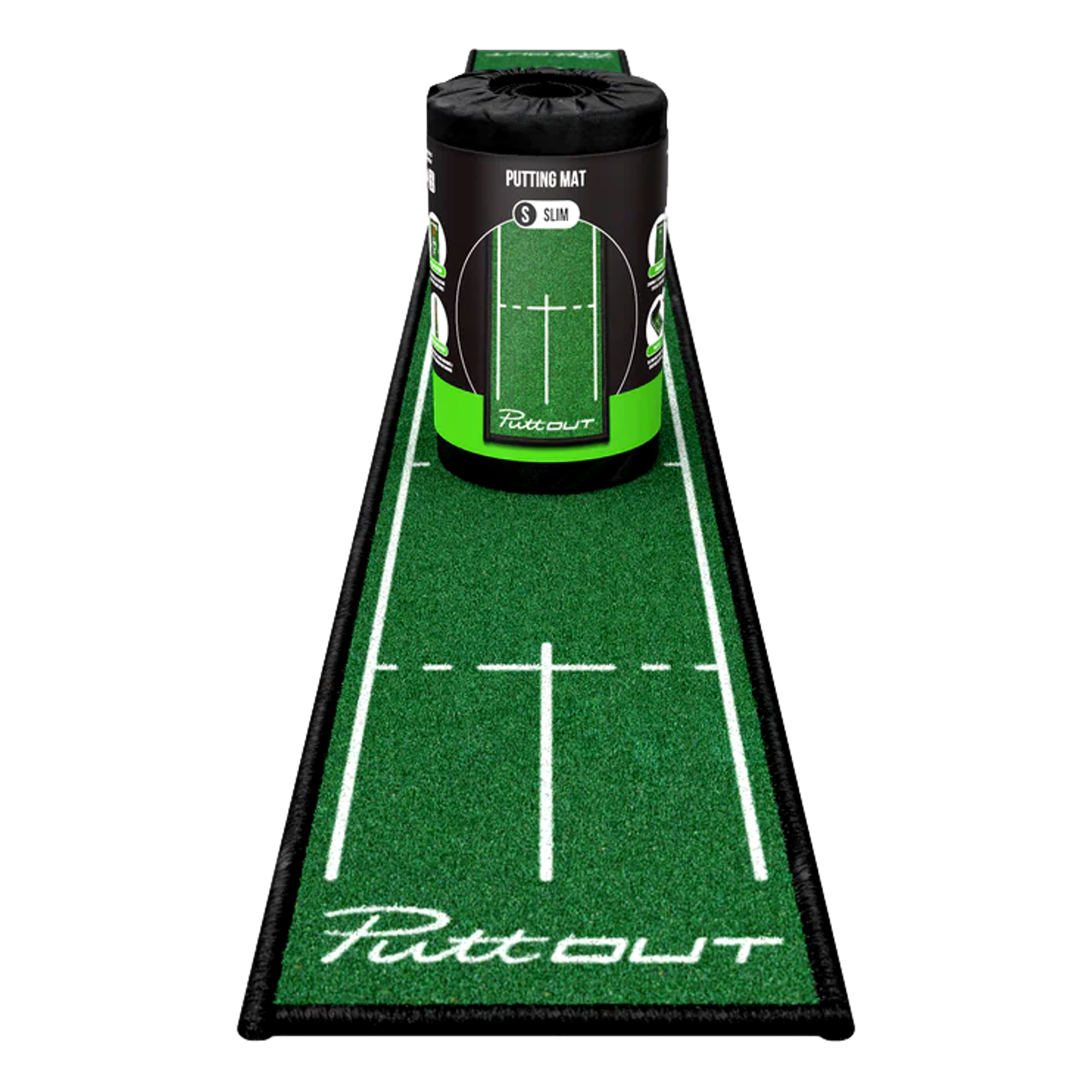Slim Putting Mat Green