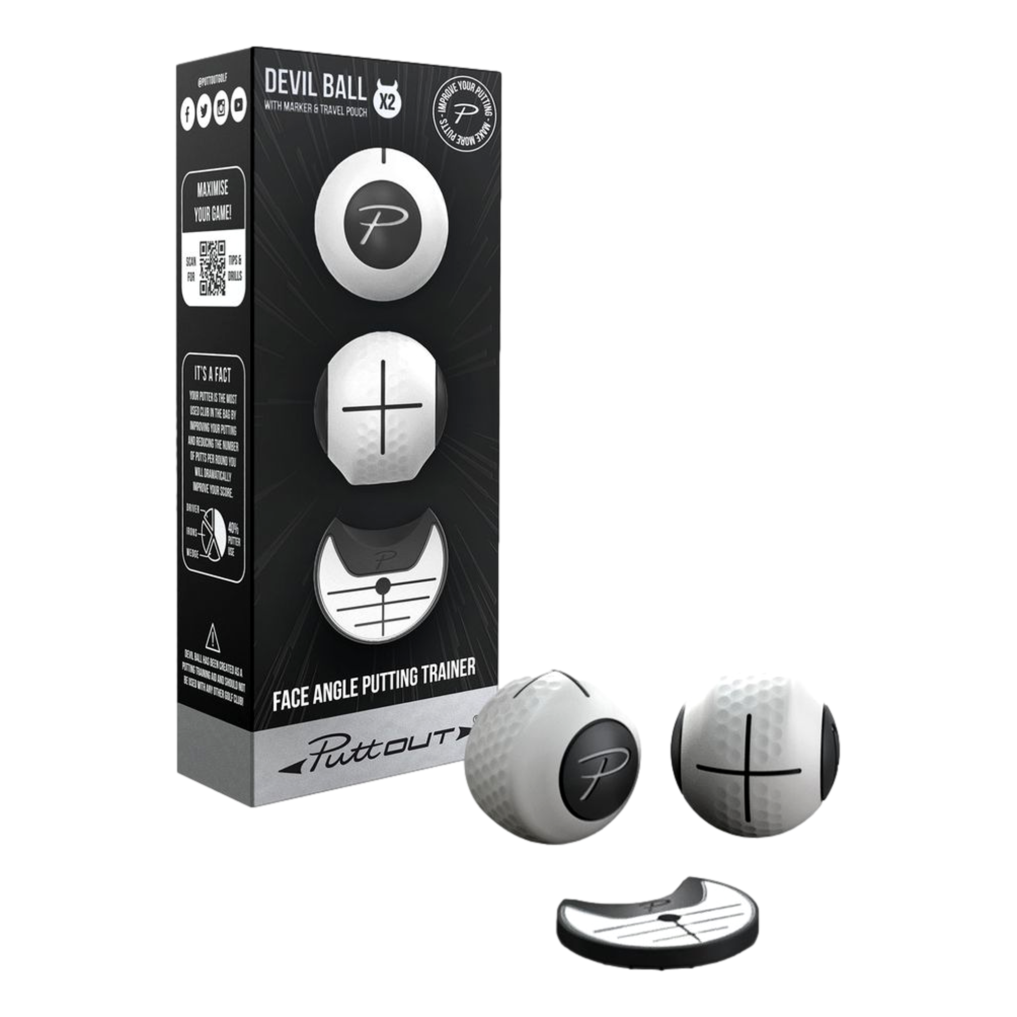 Devil Golf Ball