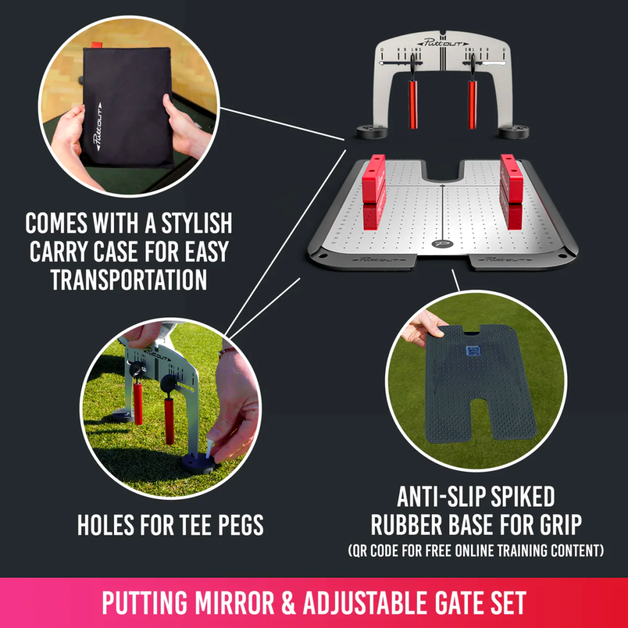 Magentic Putting Mirror with Gate