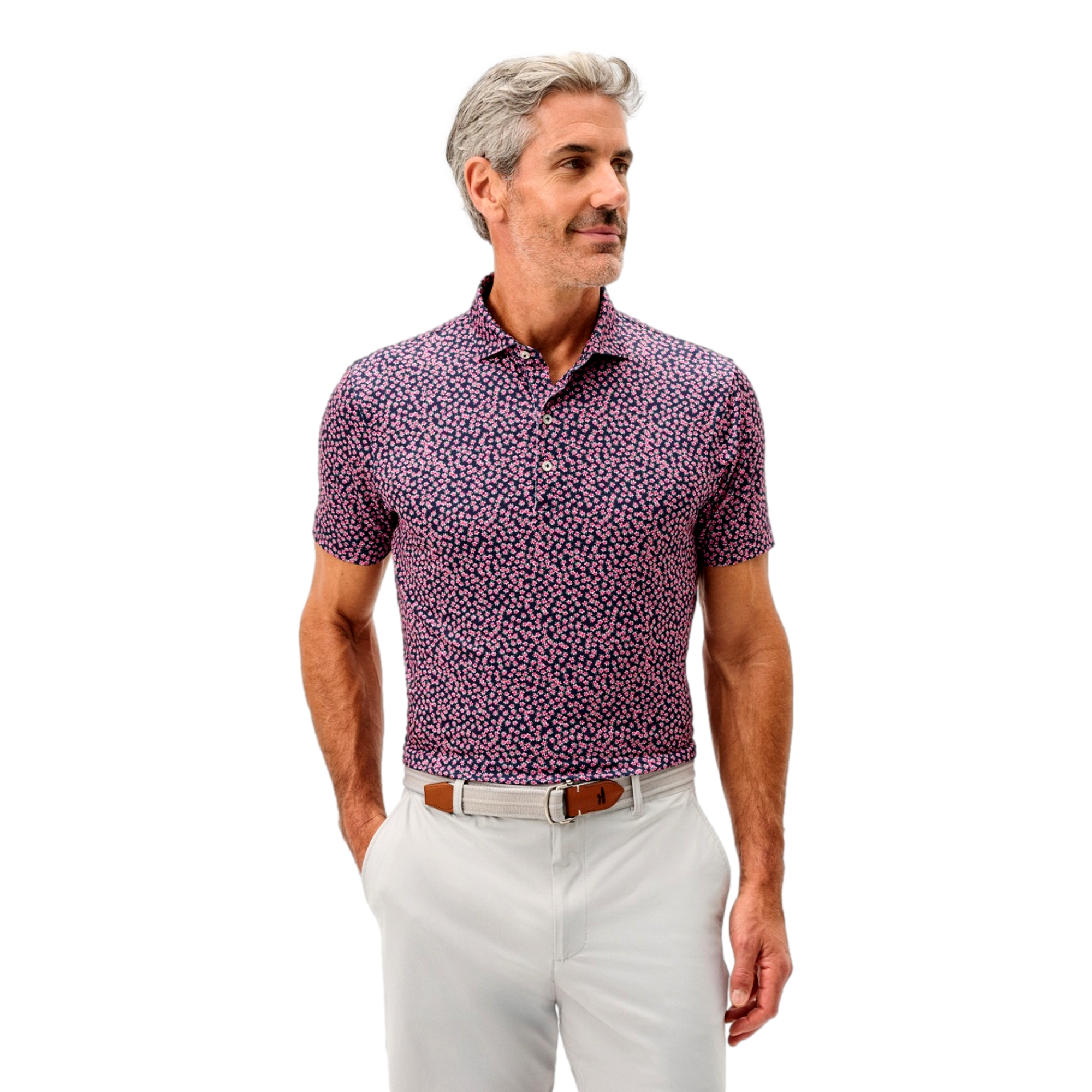 Zalea Performance Jersey Men's Golf Polo Shirt