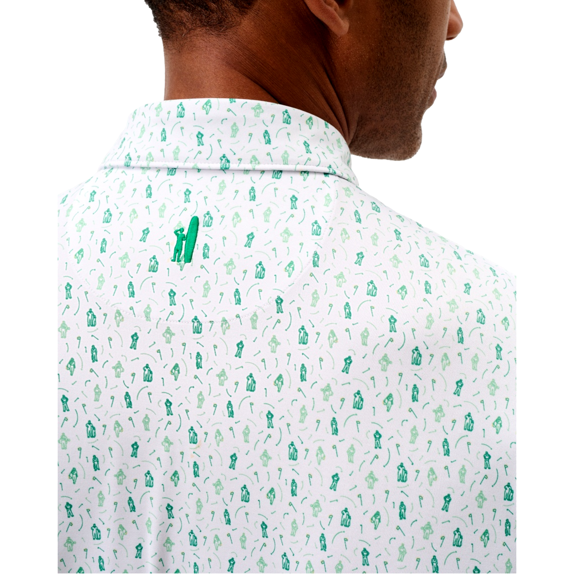 Caddie Uniform Jumpsuit Performance Men's Golf Polo Shirt