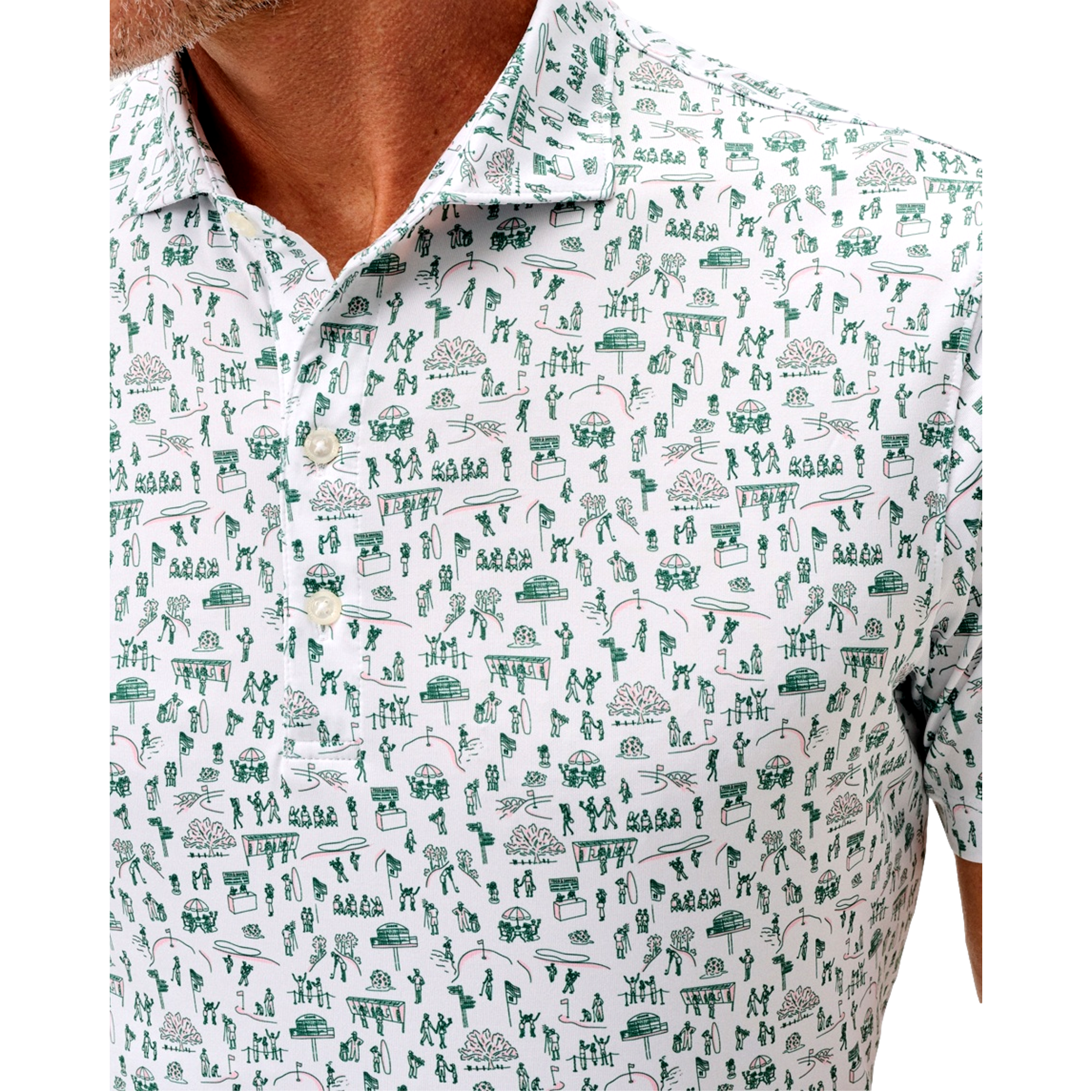 The Gallery Performance Jersey Men's Golf Polo Shirt