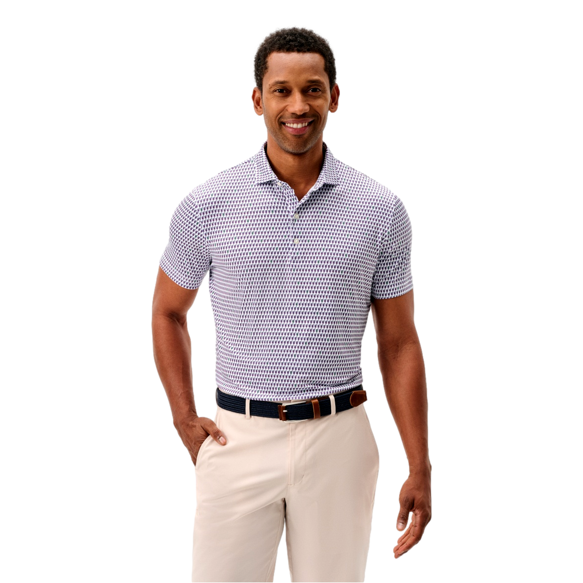 The Signature Performance Jersey Men's Golf Polo Shirt