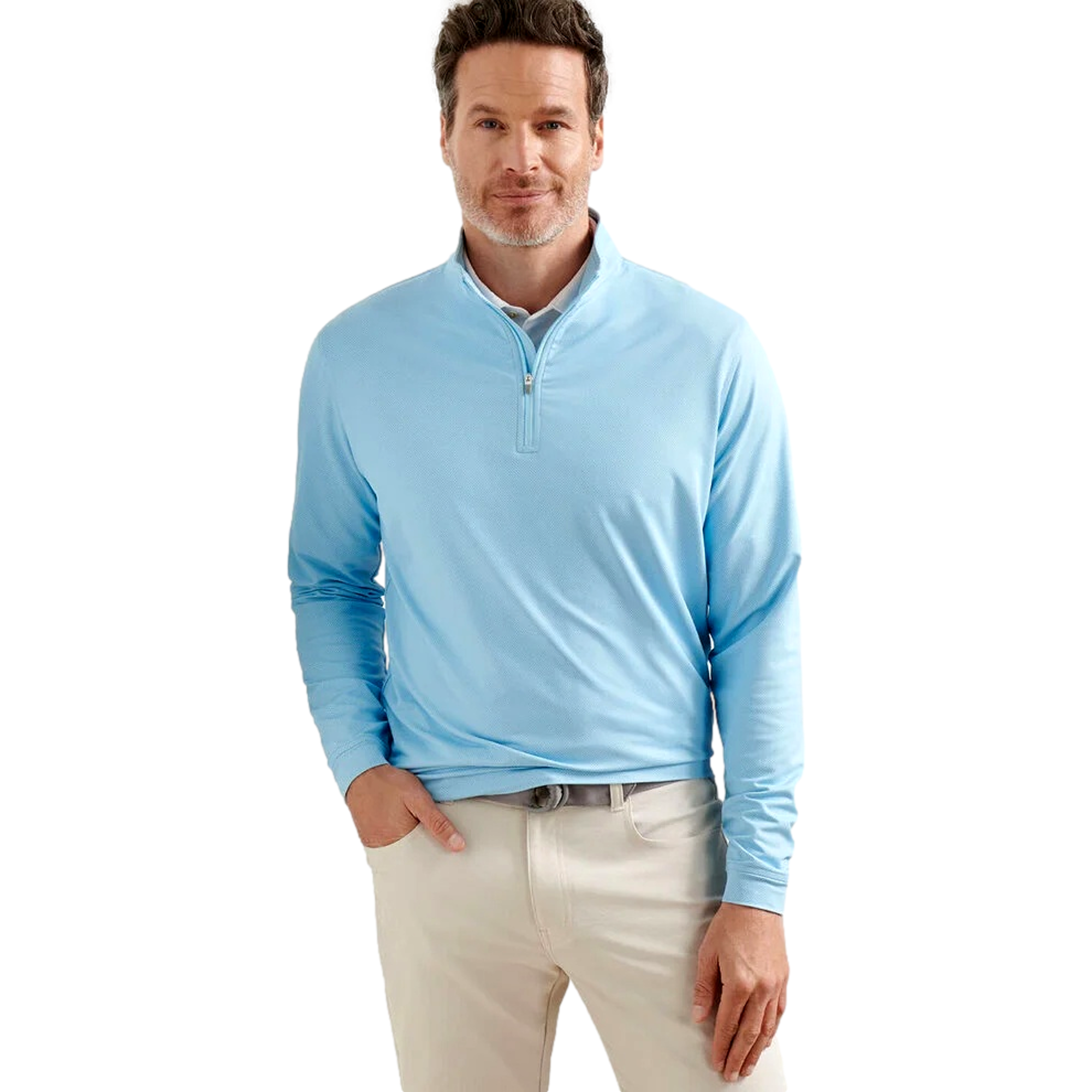 Perth Birdseye Men's Golf Quarter Zip