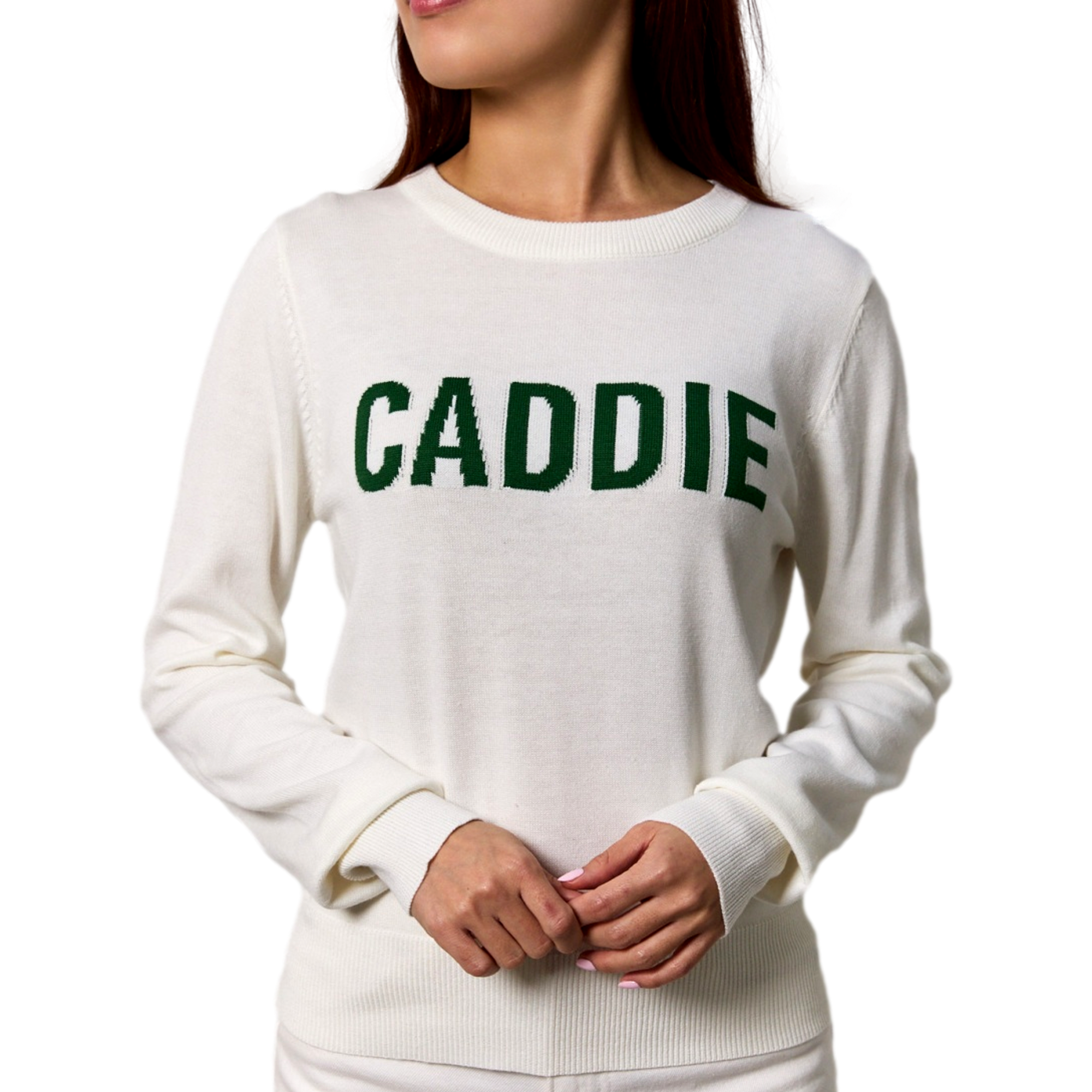 Caddie Crewneck Women's Golf Sweater