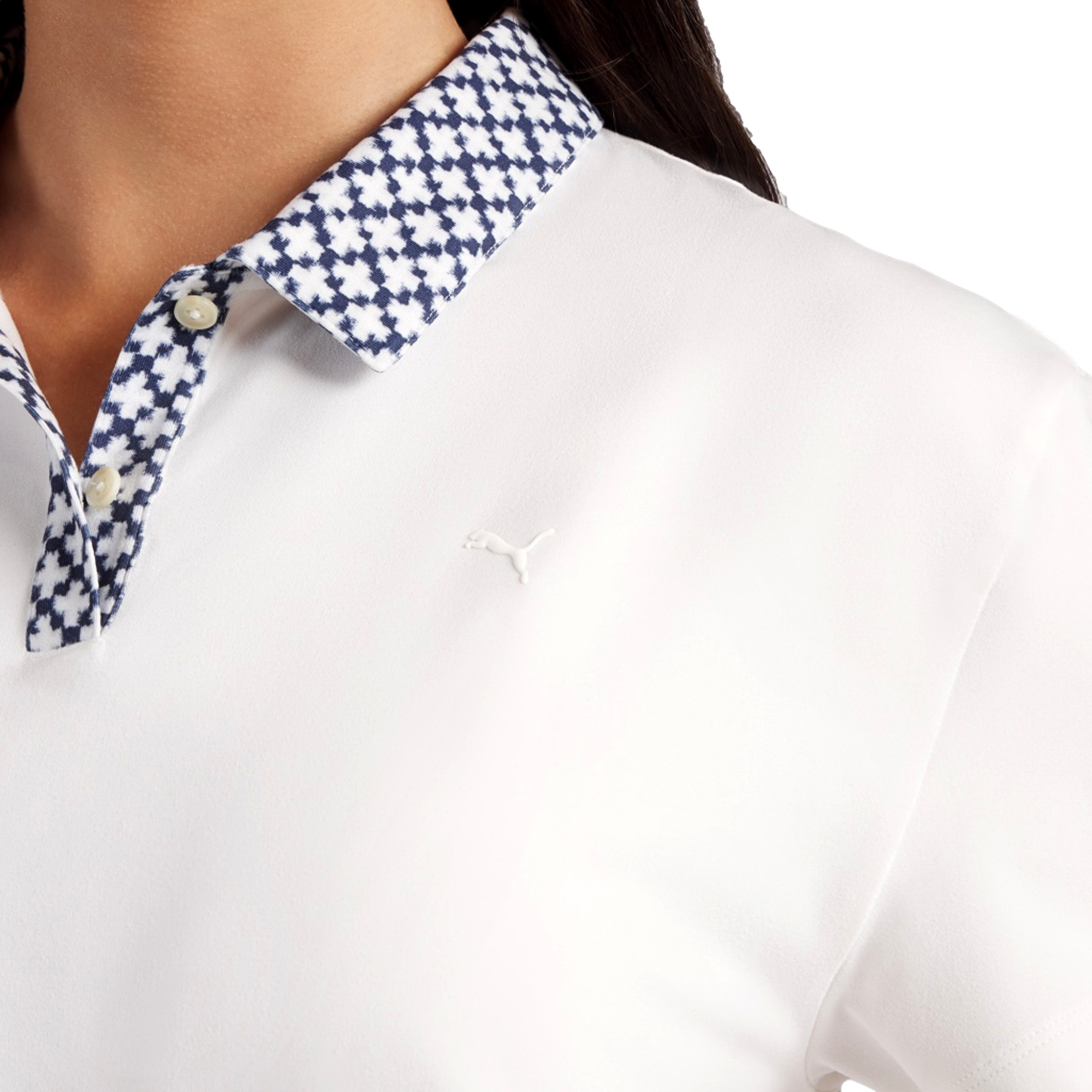 Ezra Solid Women's Short Sleeve Golf Polo Shirt