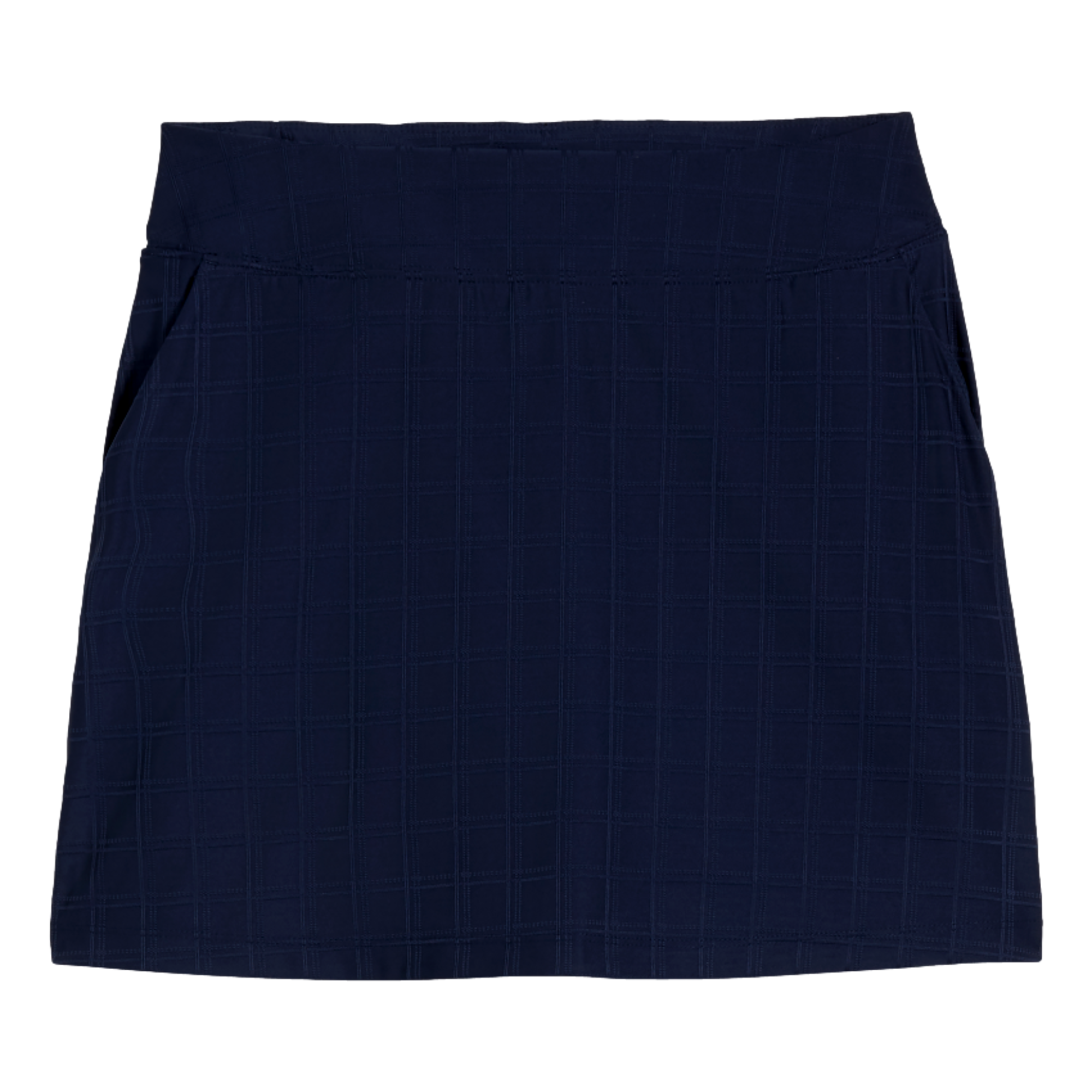 Plaid Knit  Womens 16" Golf Skort