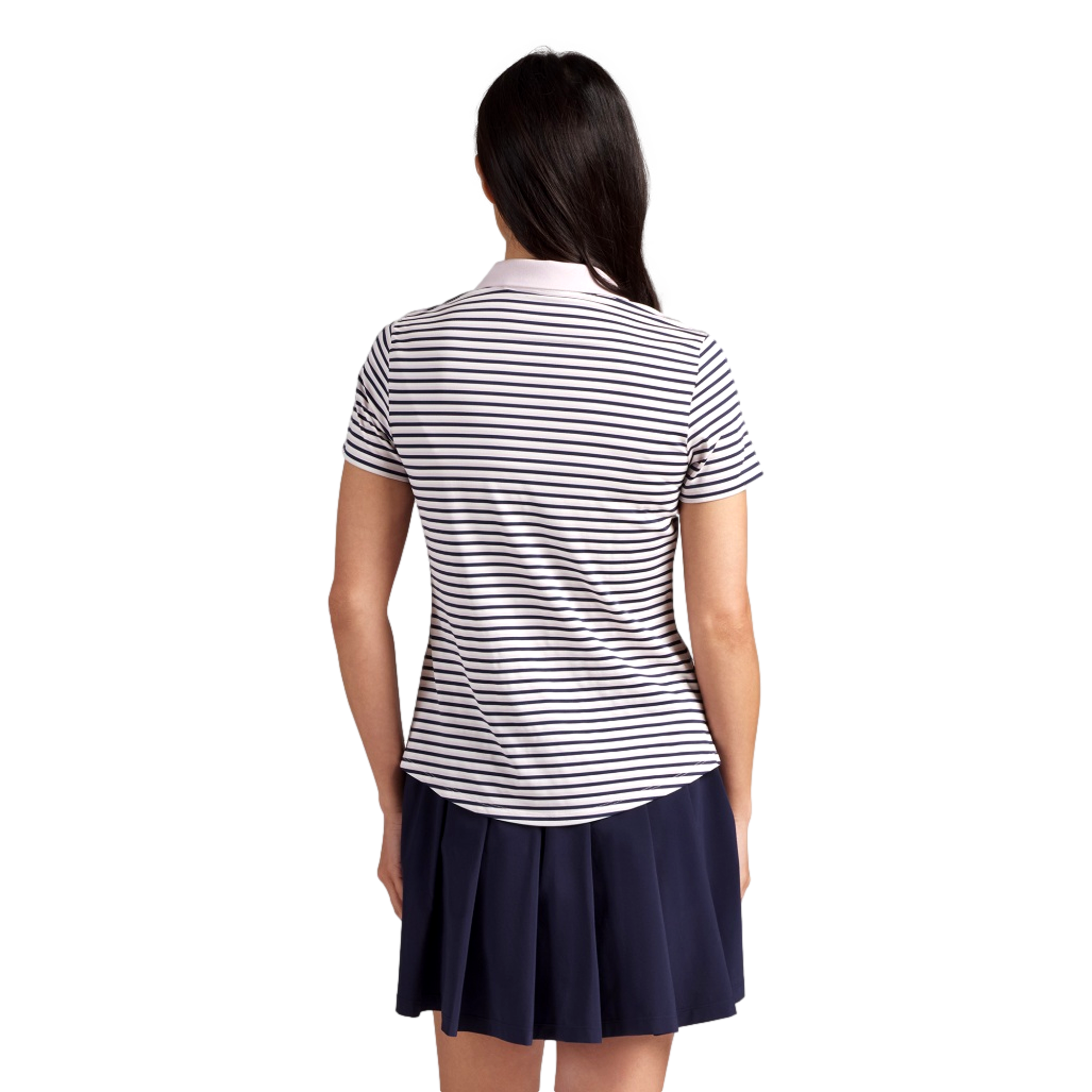 Stacy Stripe Women's Short Sleeve Polo