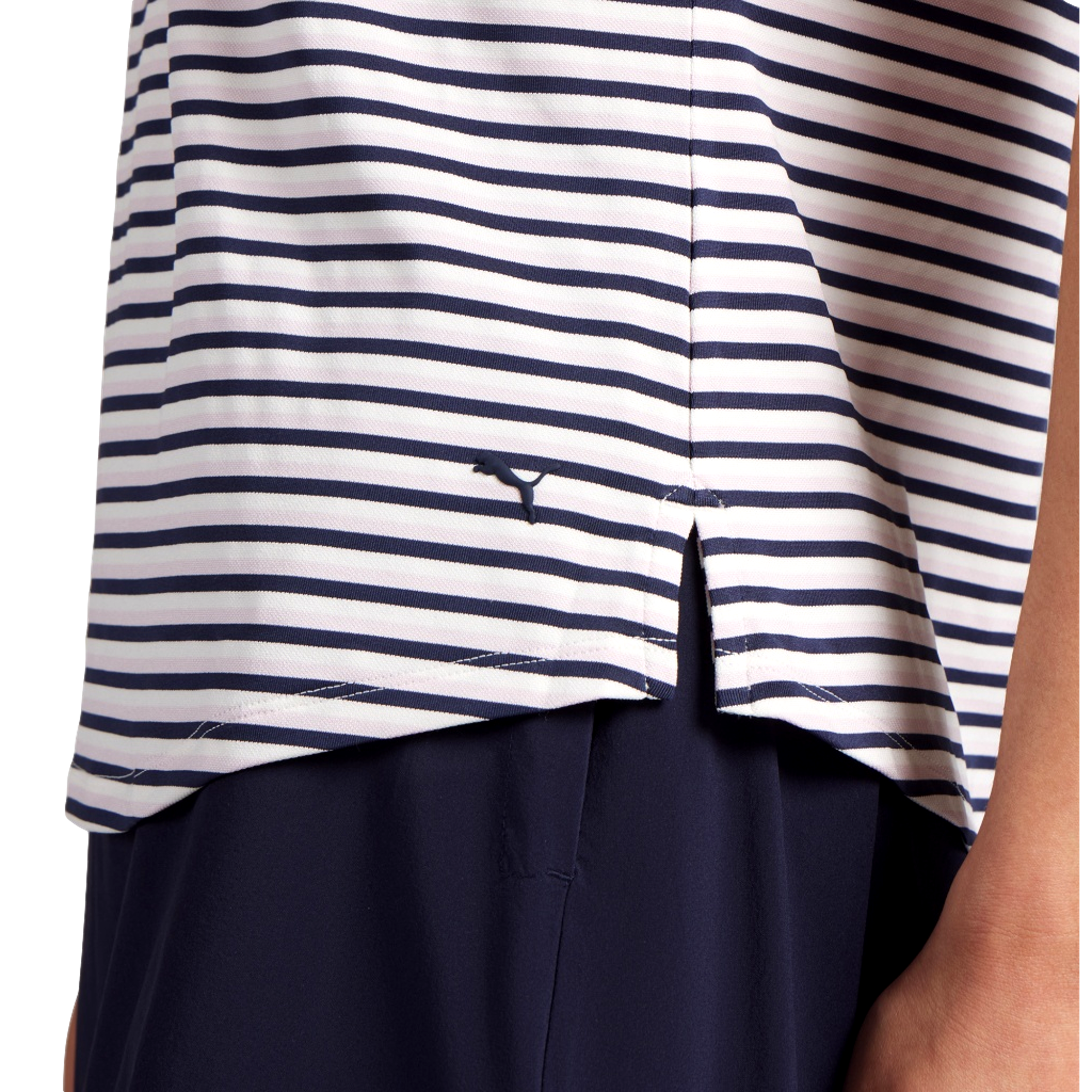 Stacy Stripe Women's Short Sleeve Polo