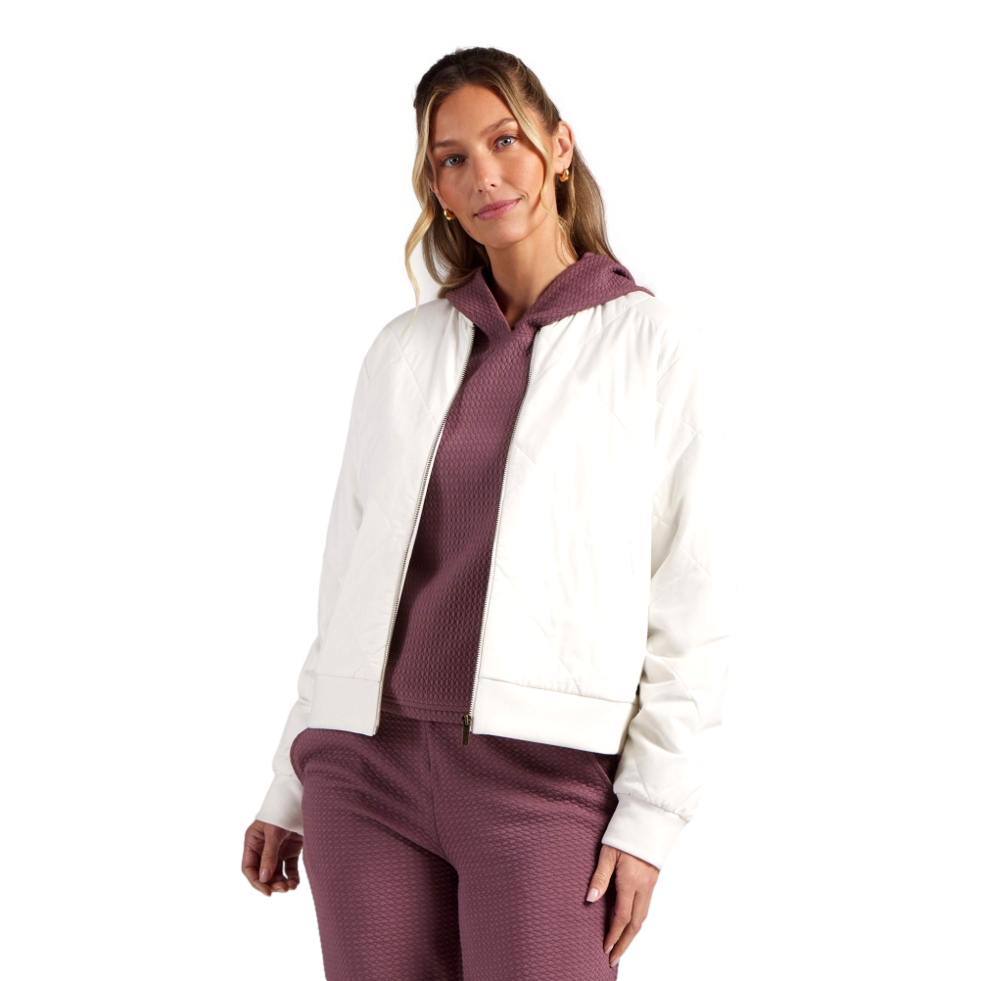 Quilted Insulated Women's Golf Jacket