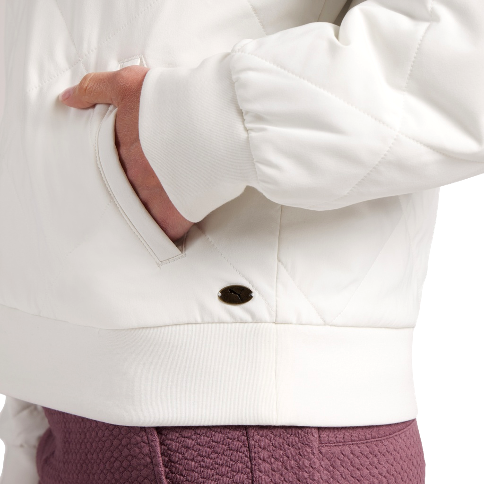 Quilted Insulated Women's Golf Jacket