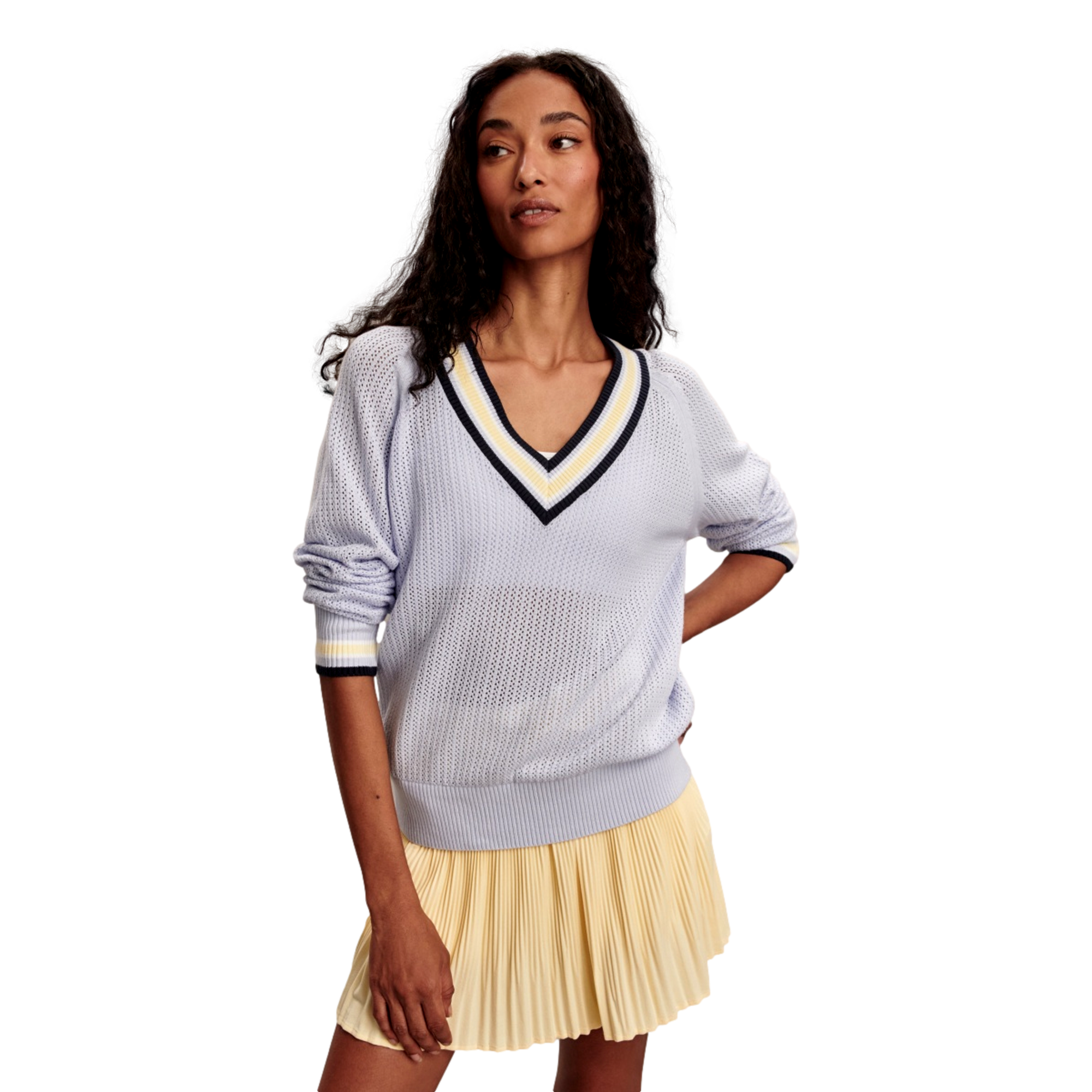 Maurice V-Neck Women's Golf Sweater