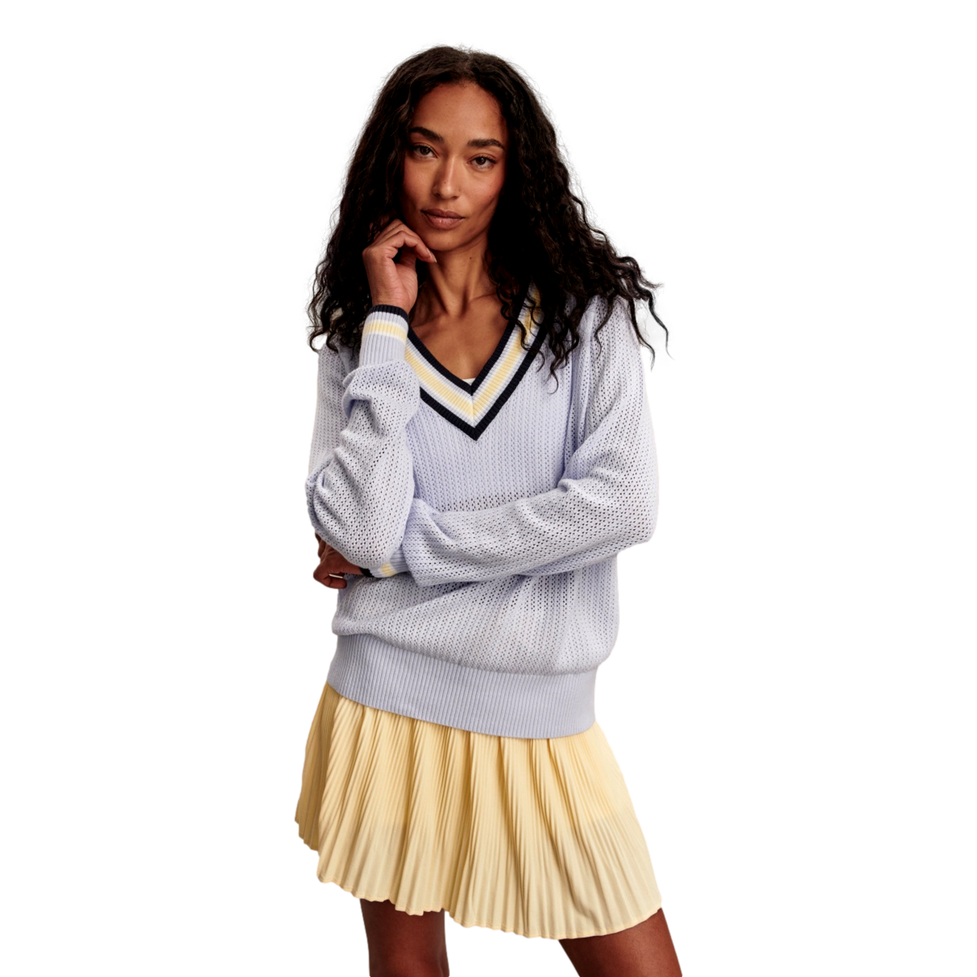 Maurice V-Neck Women's Golf Sweater
