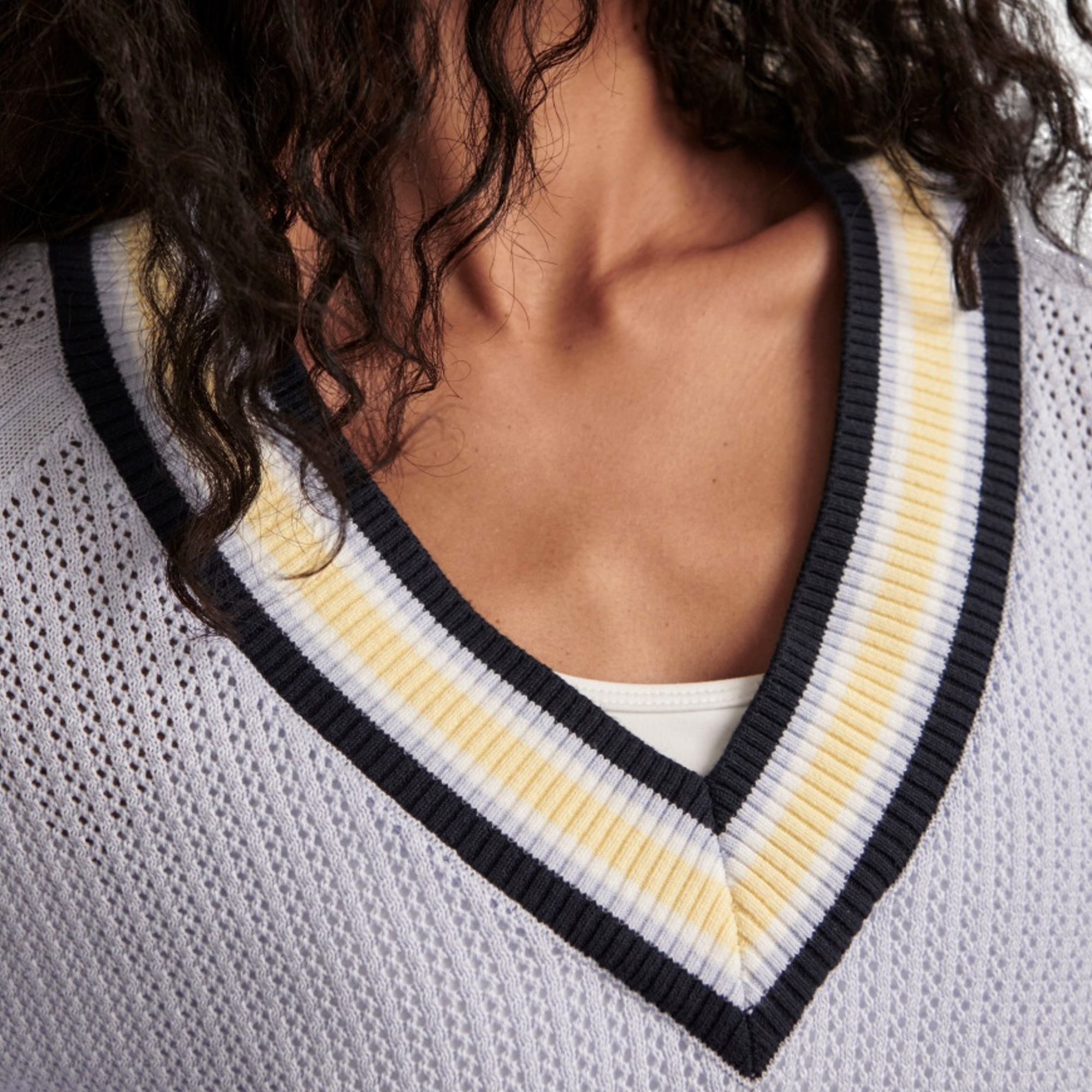 Maurice V-Neck Women's Golf Sweater