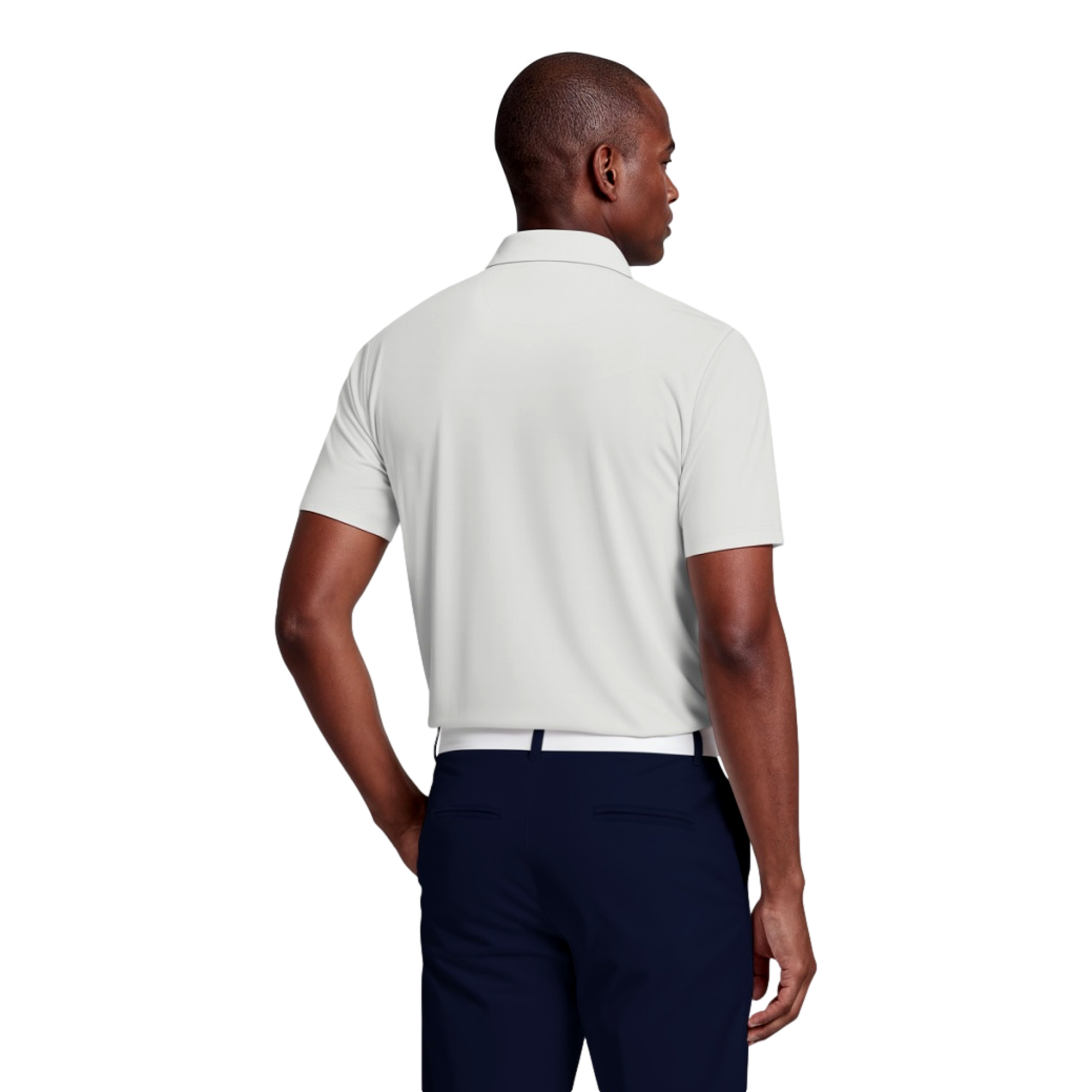 Active Ombre Geo Print Men's Golf Polo Shirt