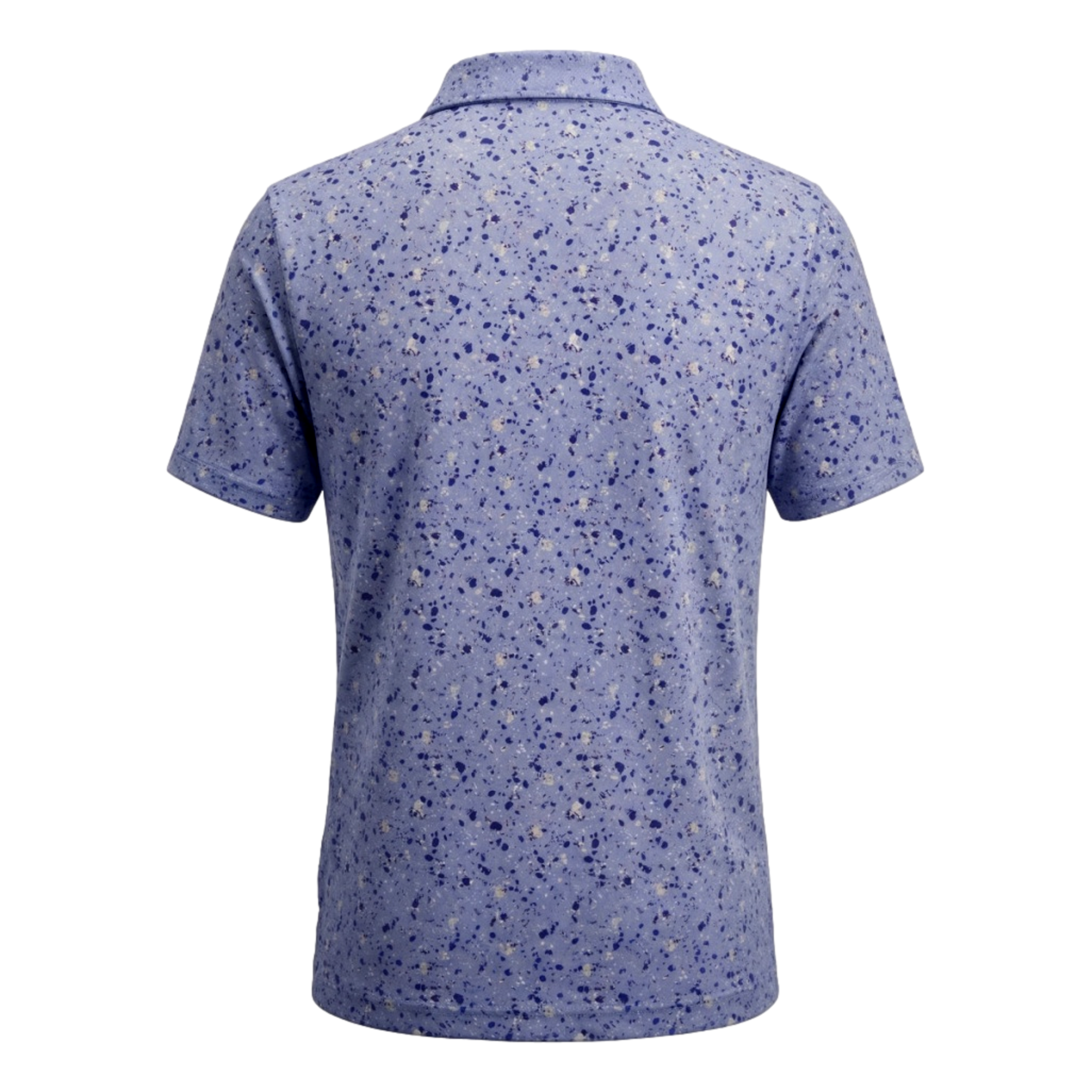 Abstract Confetti Printed Men's Golf Polo Shirt