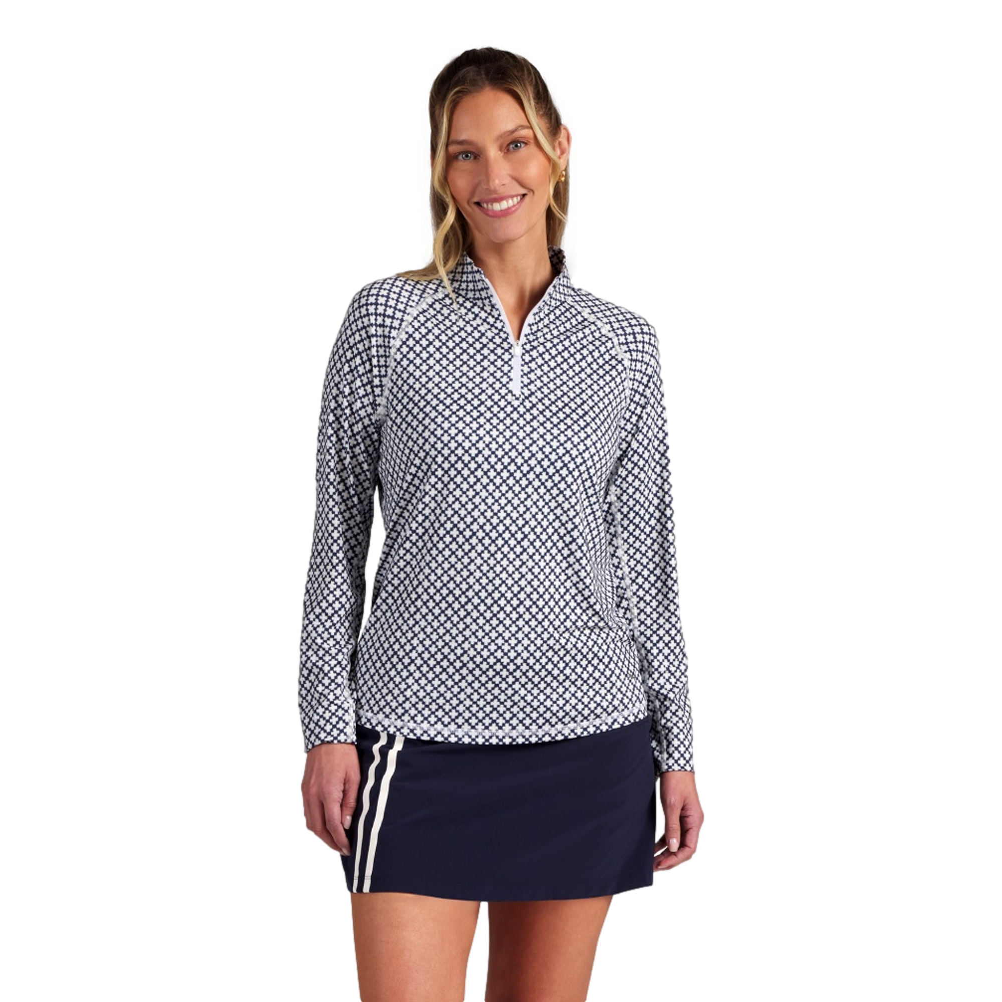 UV Club Print Women's Golf Quarter Zip