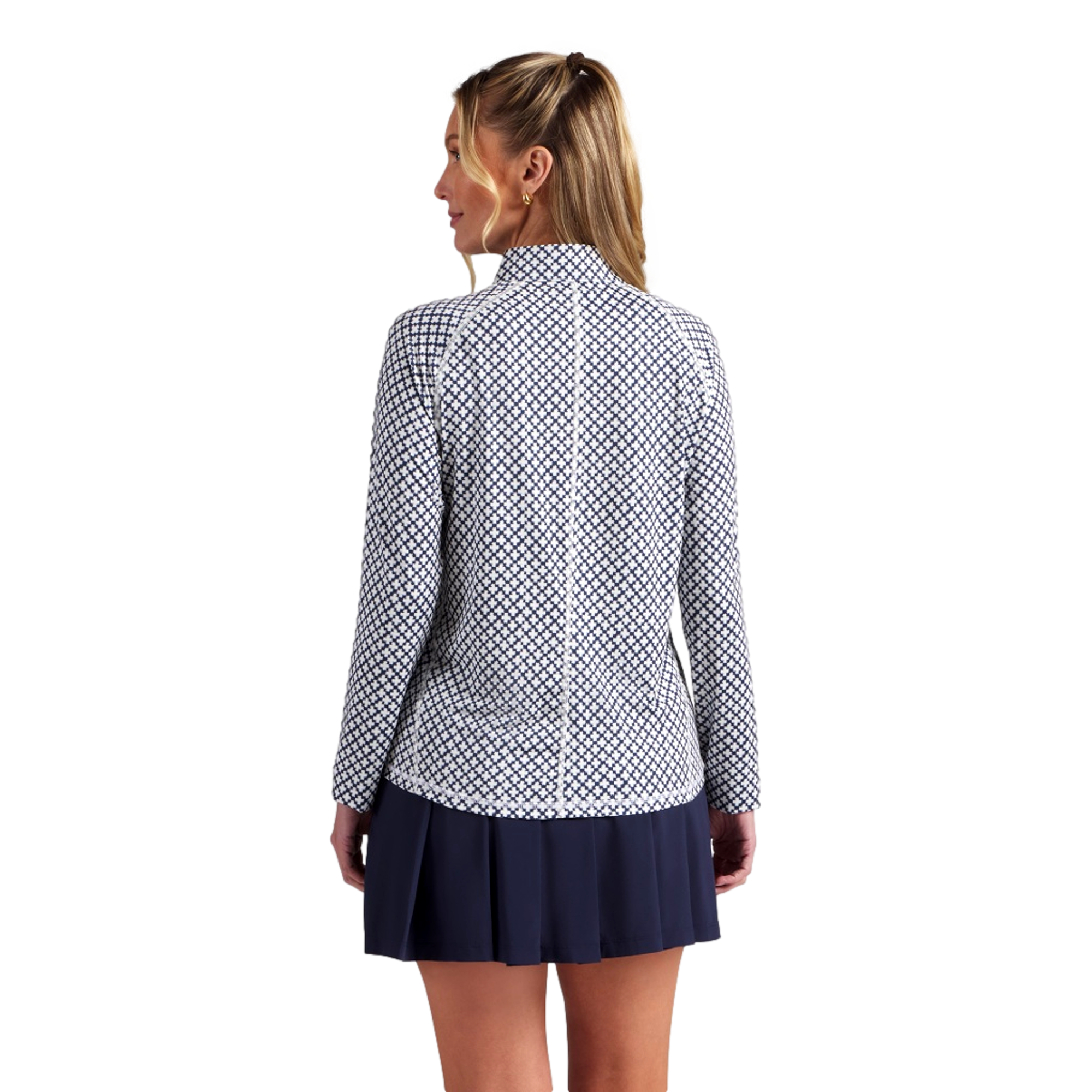 UV Club Print Women's Golf Quarter Zip