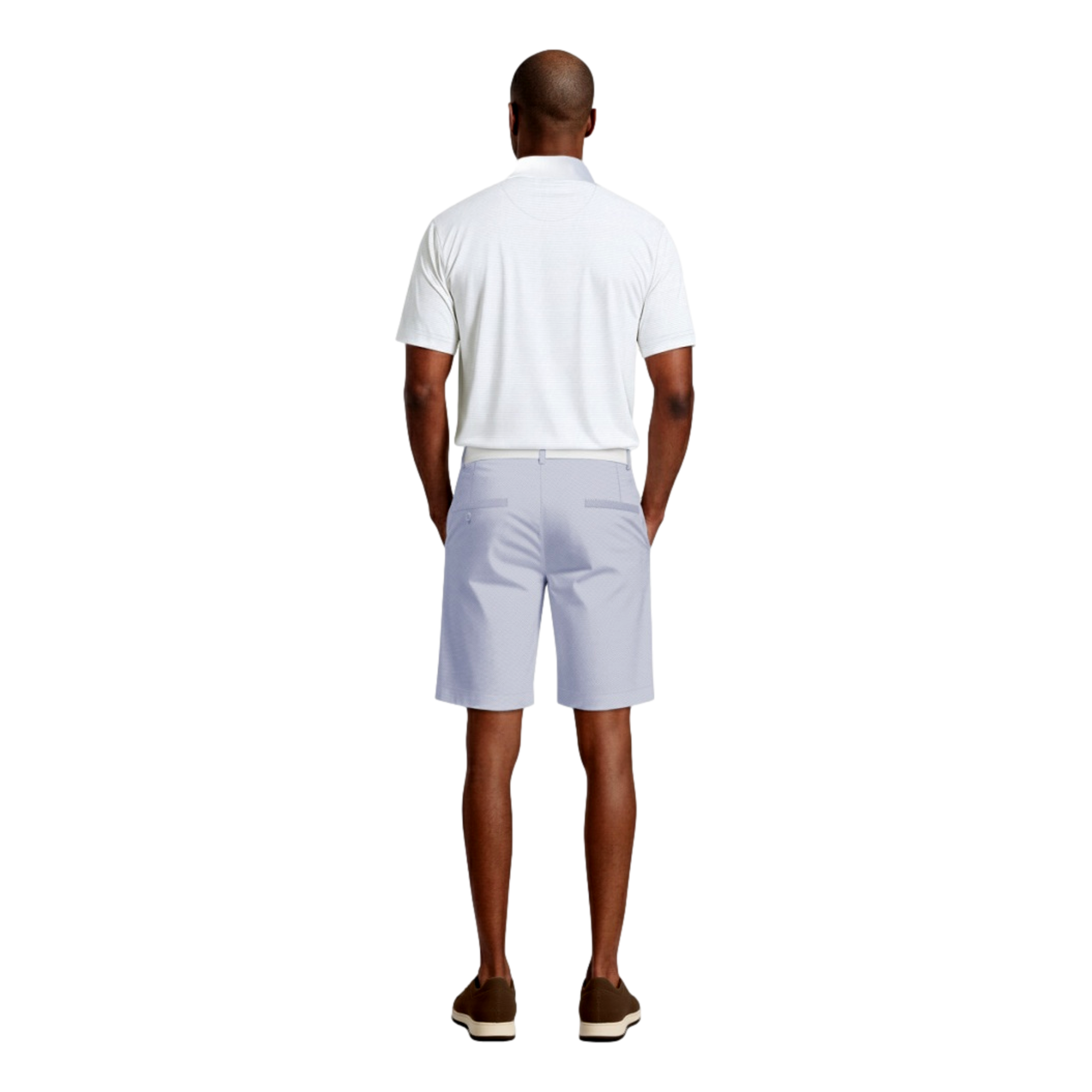 Active Waist Essential Micro Geo Print Men's 8" Golf Shorts