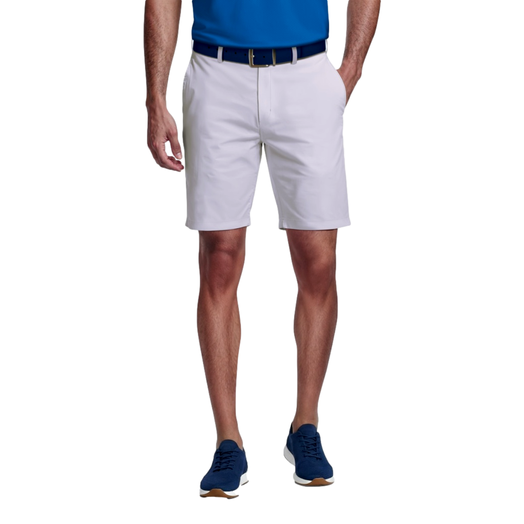 Performance Active Wasit Flat Front Men's 7" Golf Shorts