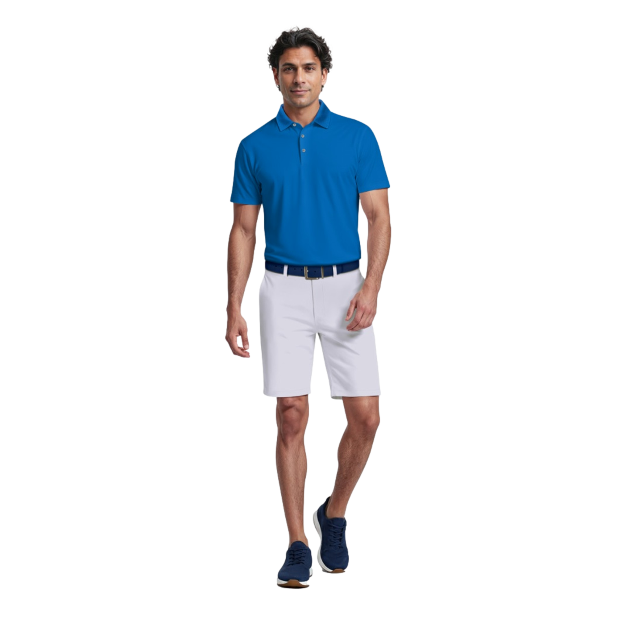 Performance Active Wasit Flat Front Men's 7" Golf Shorts