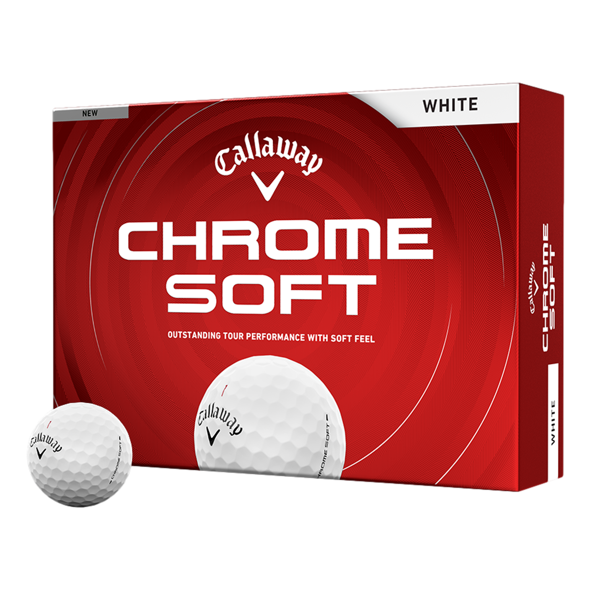 Chrome Soft White 2026 Golf Balls