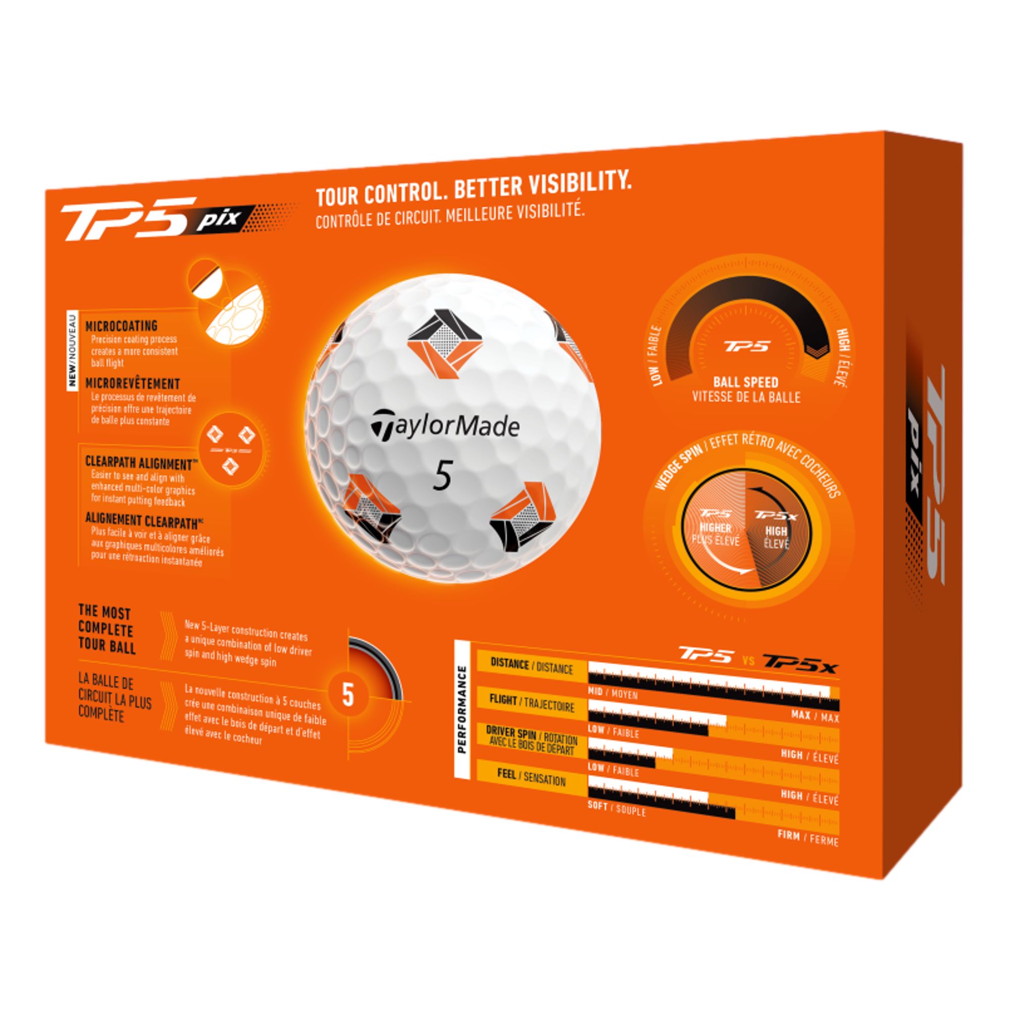 TP5 Pix 2026 Golf Balls