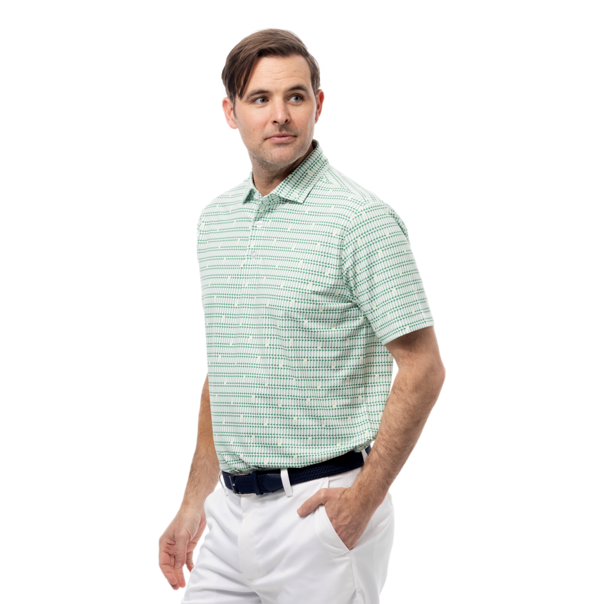 SolTek ICE Men's Short Sleeve Golf Polo Shirt