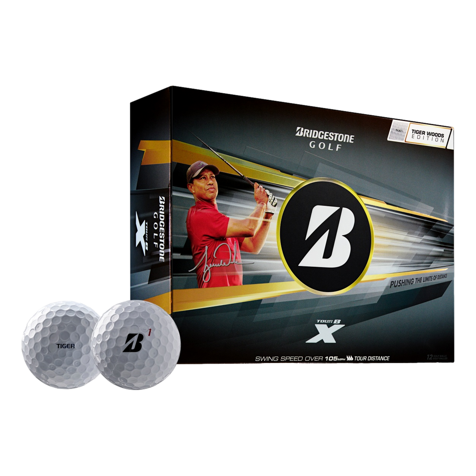 2026 TOUR B X Tiger Woods Golf Balls