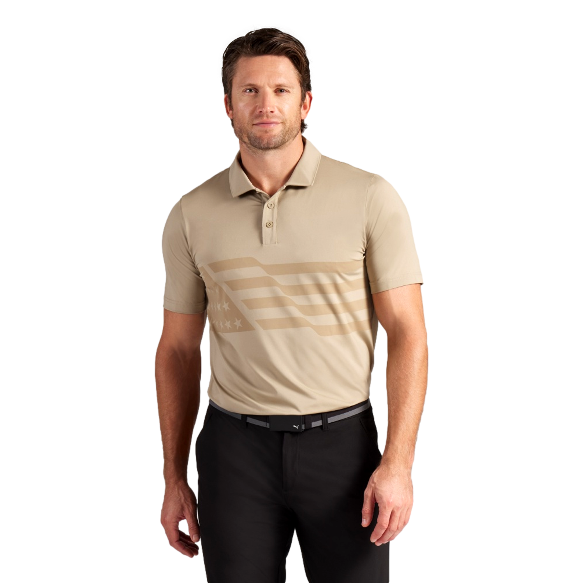 PUMA X Volition Flag Men's Golf Polo Shirt