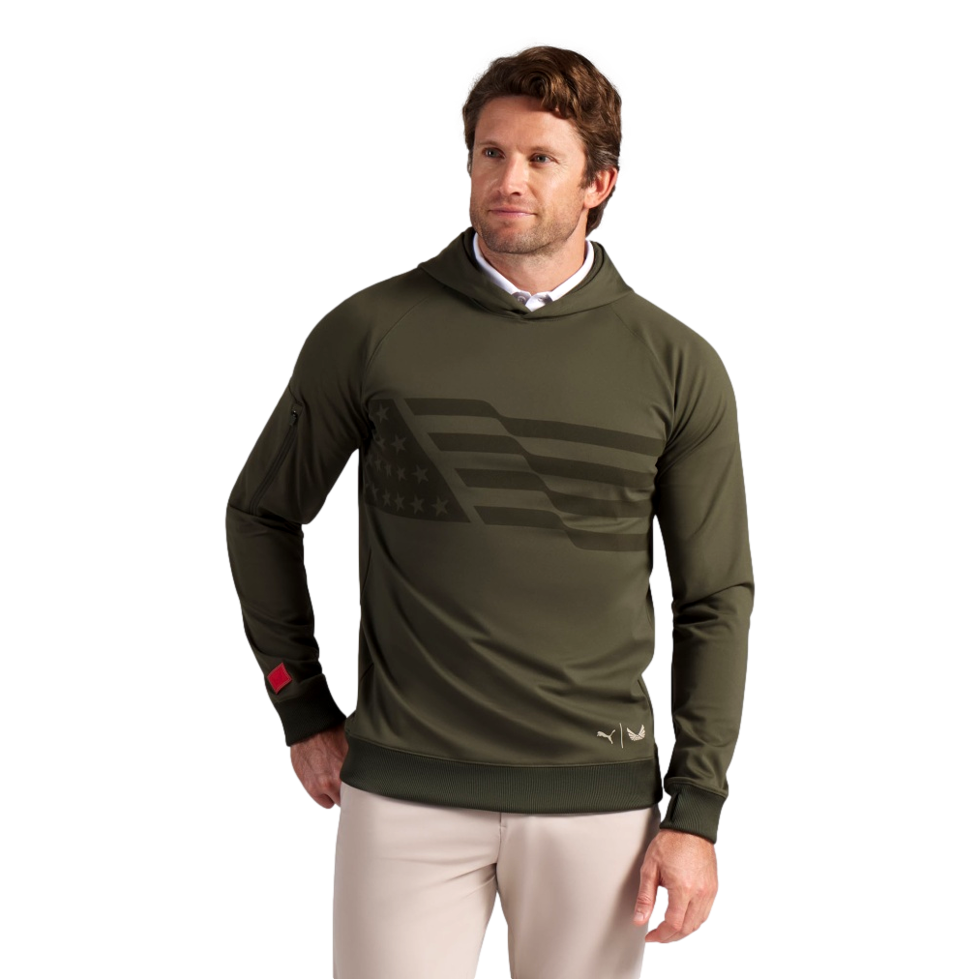 PUMA X Volition Flag Men's Golf Hoodie Shirt