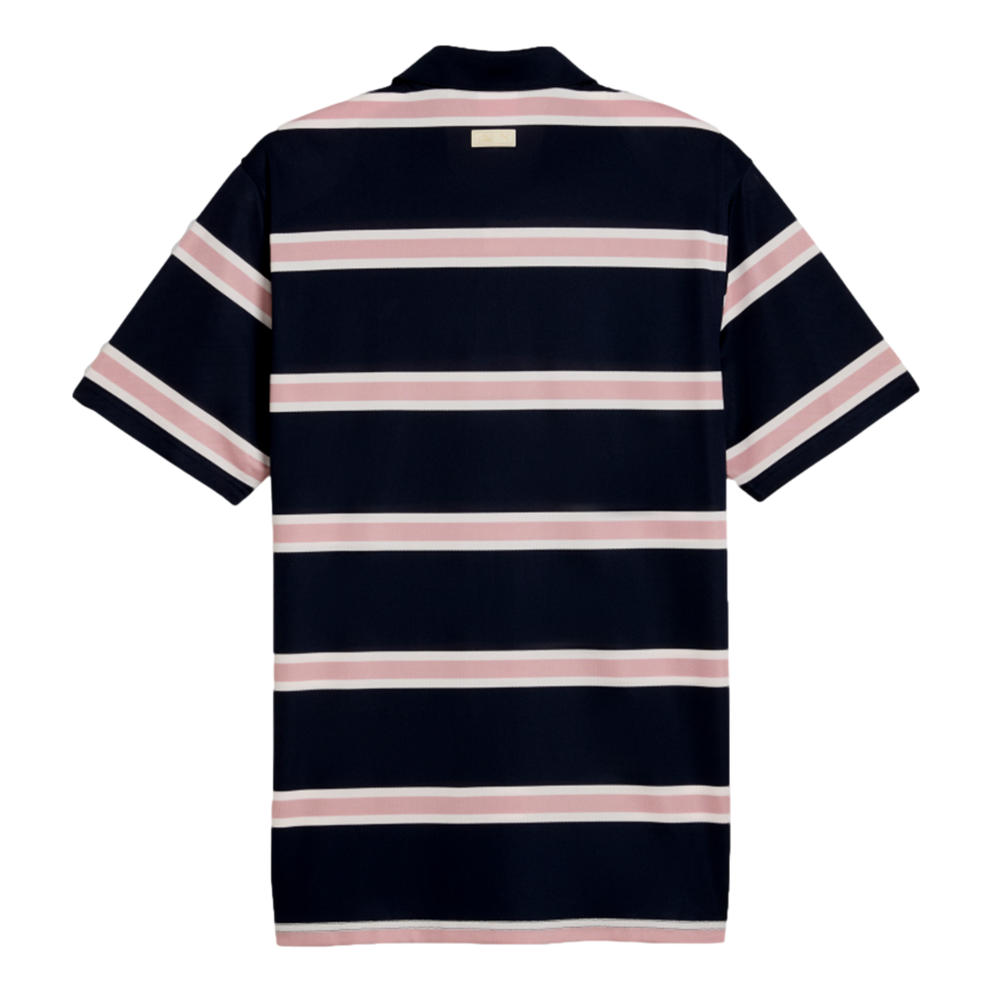 Puma X AP Pique Striped Men's Golf Polo Shirt