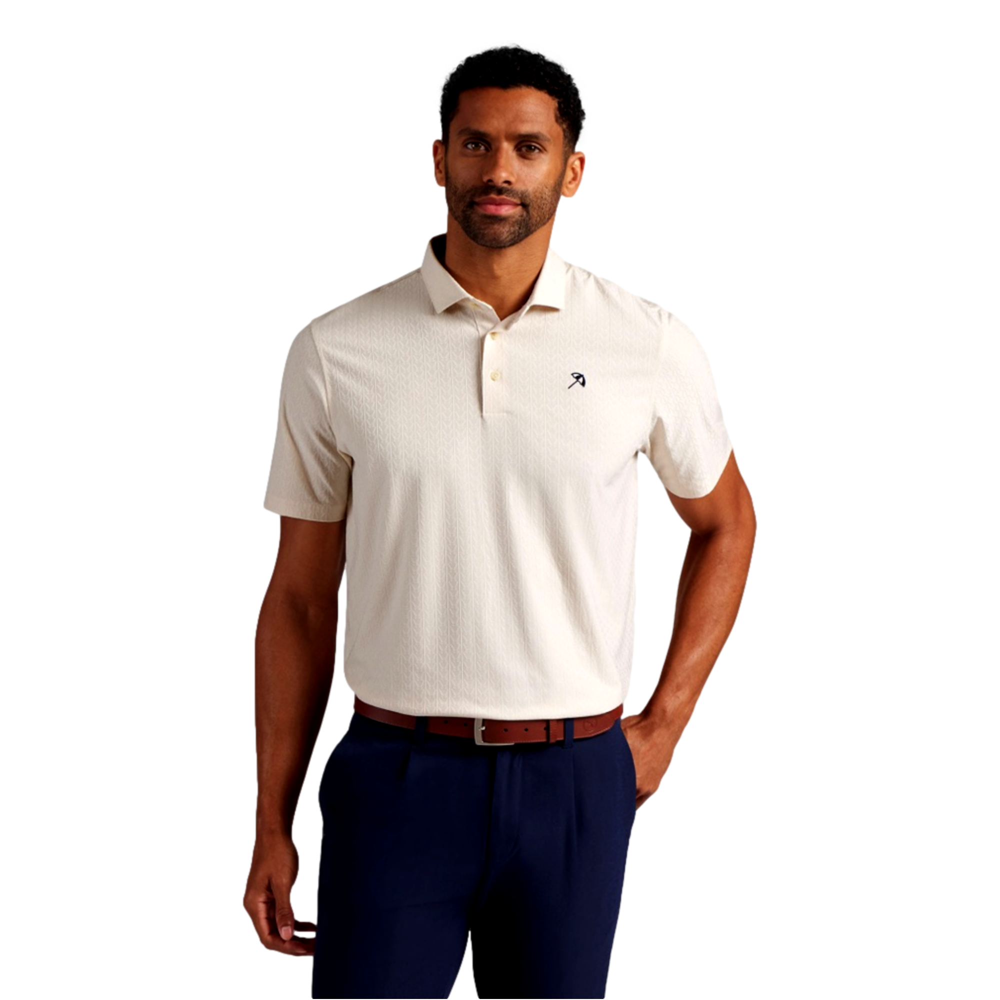 Puma X AP Textured Men's Golf Polo Shirt