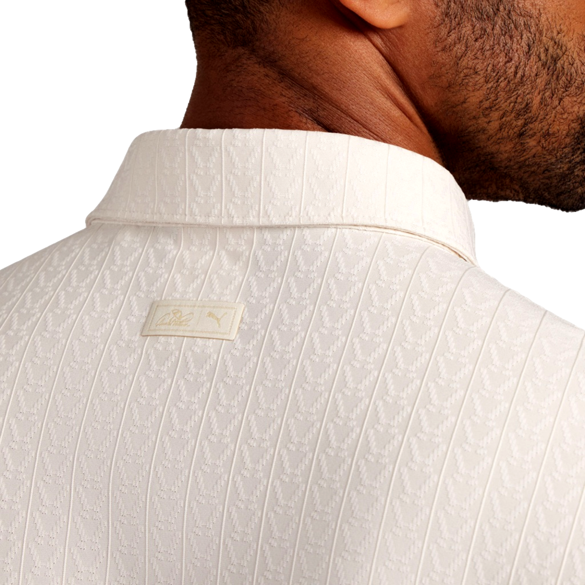 Puma X AP Textured Men's Golf Polo Shirt