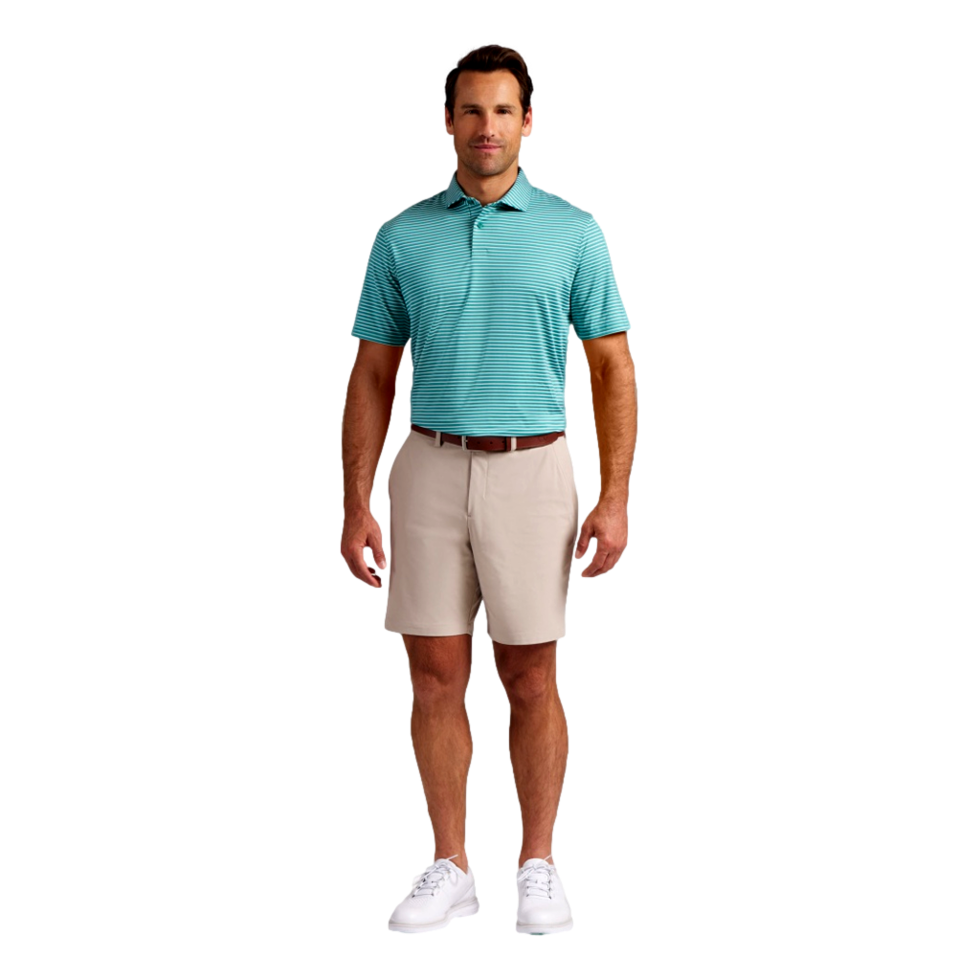 BRR Striped Men's Golf  Polo Shirt
