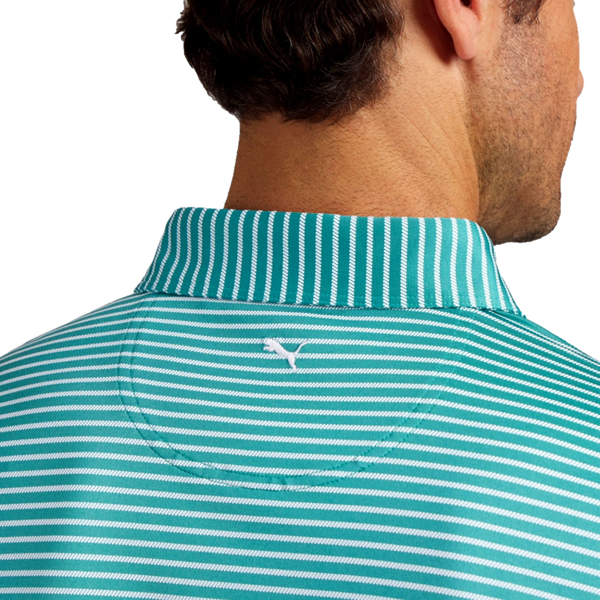 BRR Striped Men's Golf  Polo Shirt